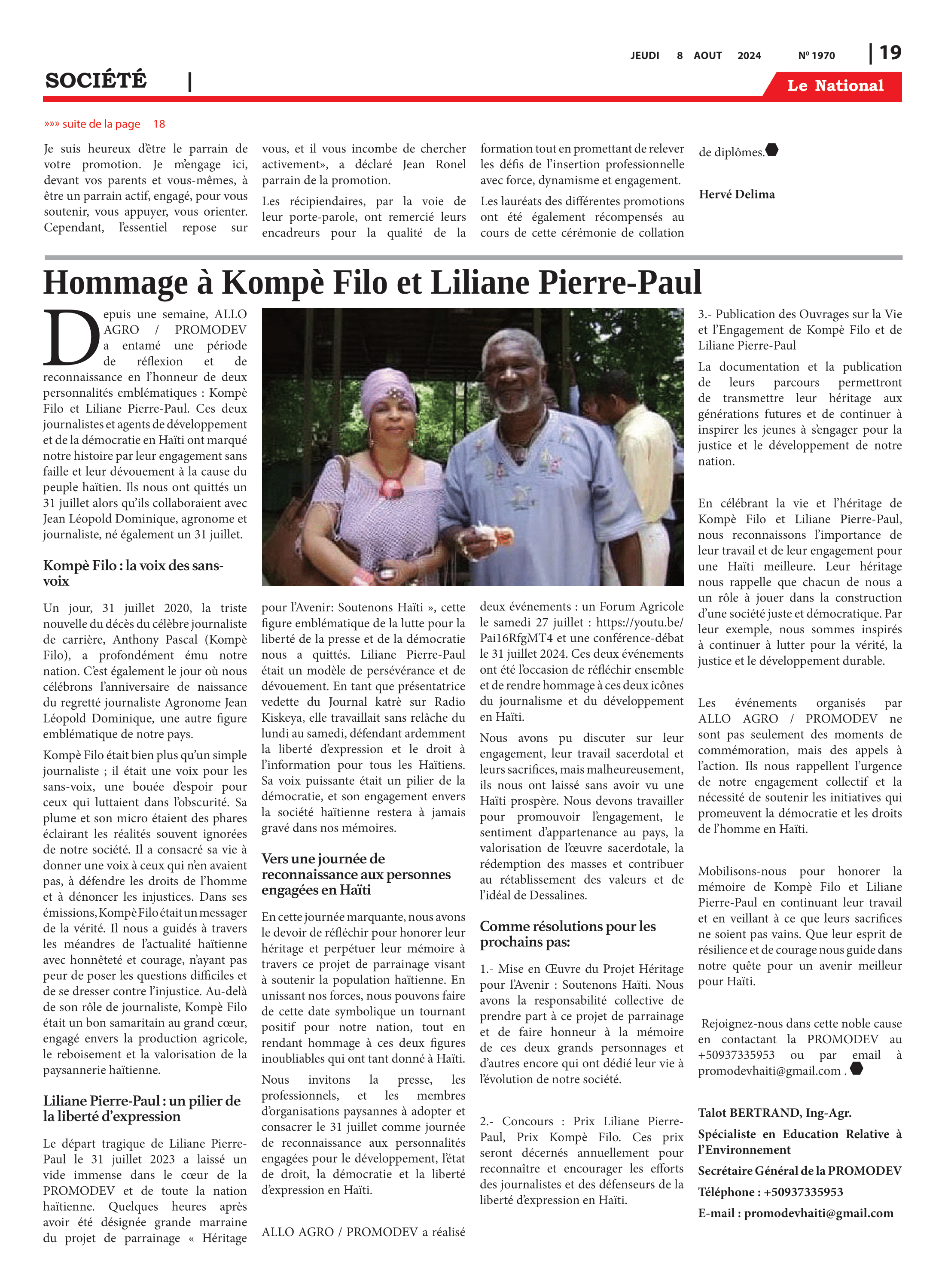 Page 19 de l'édition 1970