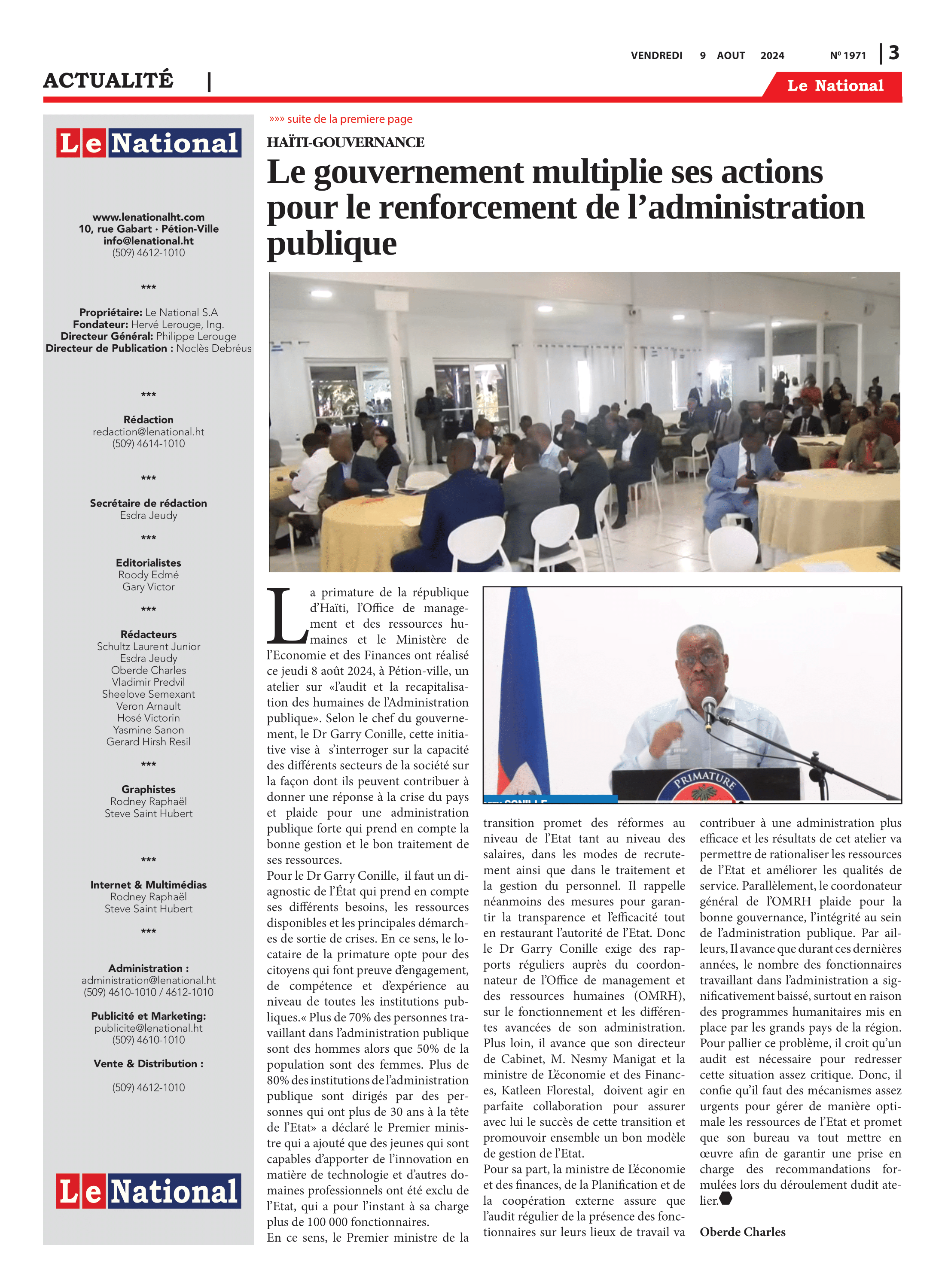 Page 3 de l'édition 1971