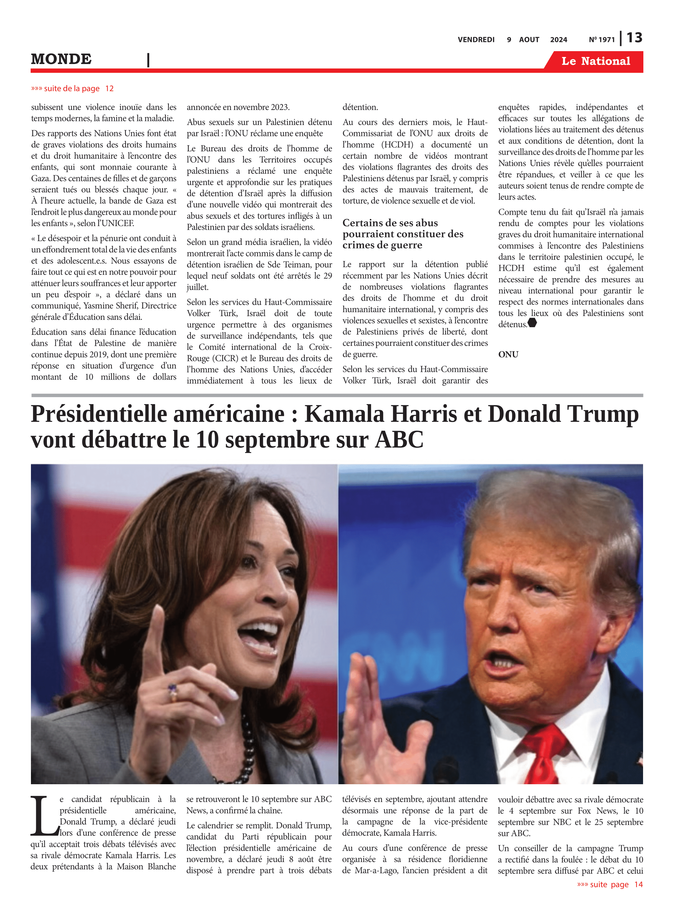 Page 13 de l'édition 1971