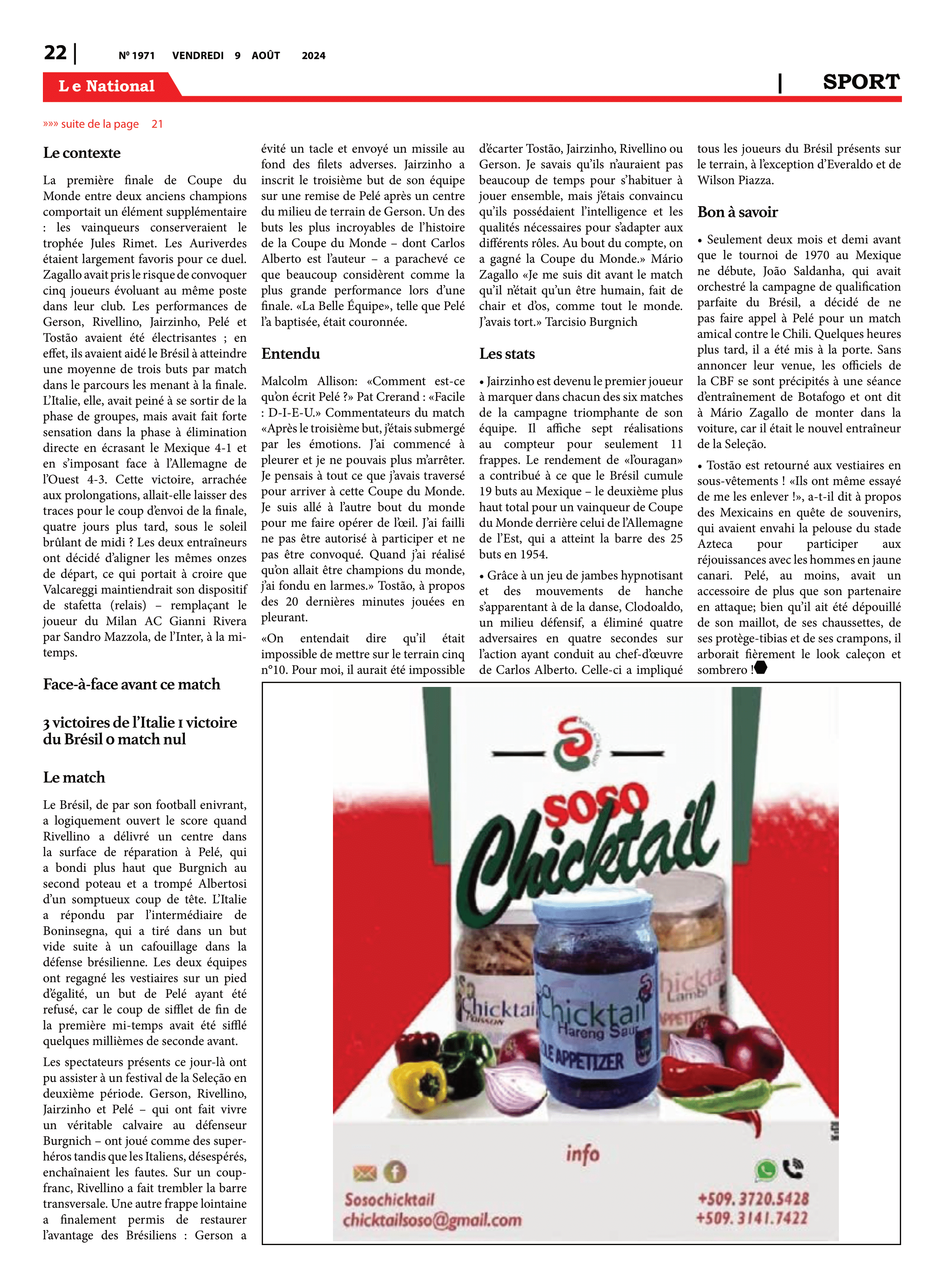 Page 22 de l'édition 1971