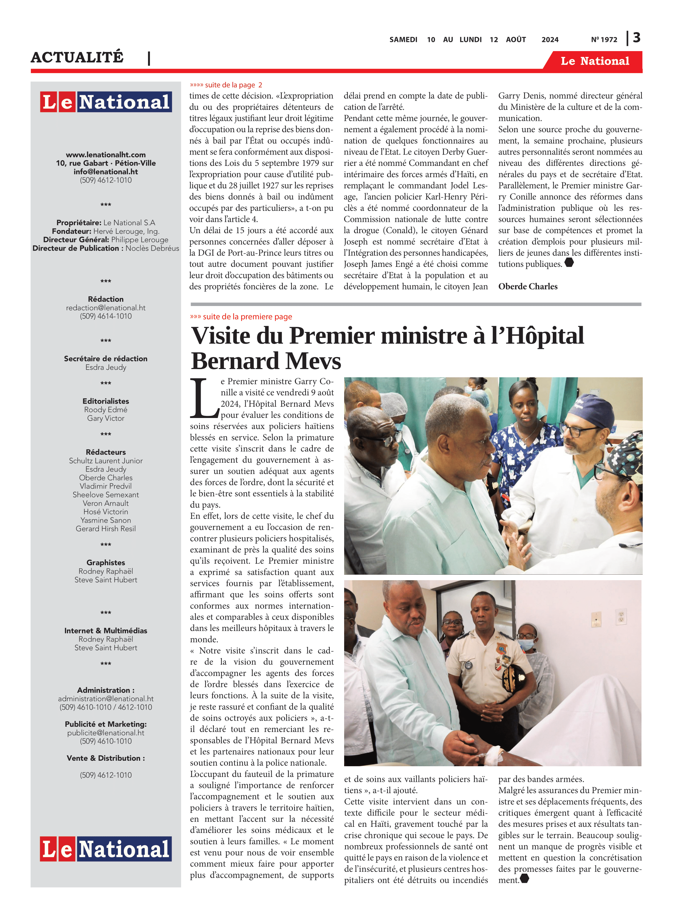 Page 3 de l'édition 1972