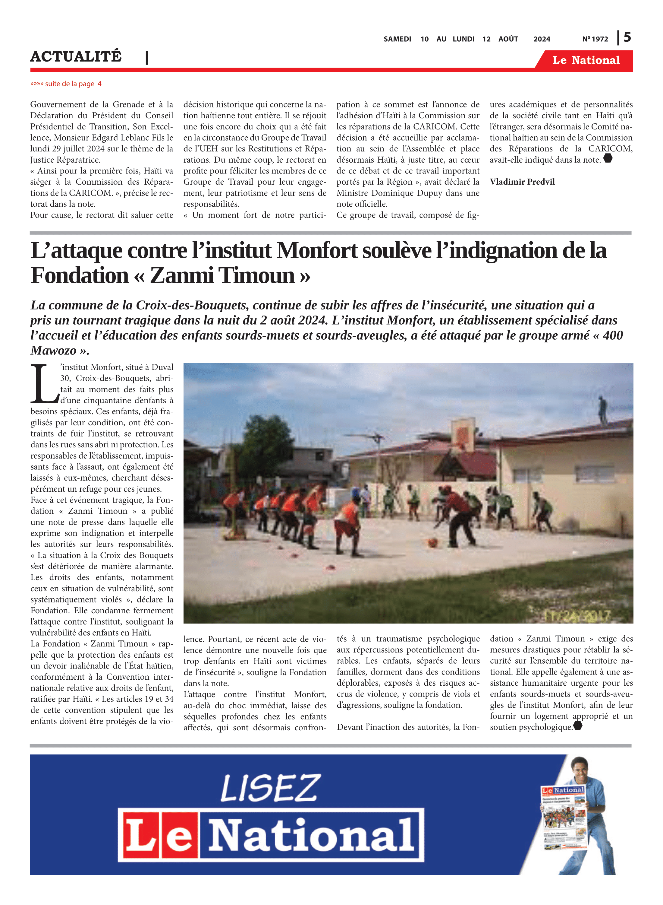 Page 5 de l'édition 1972