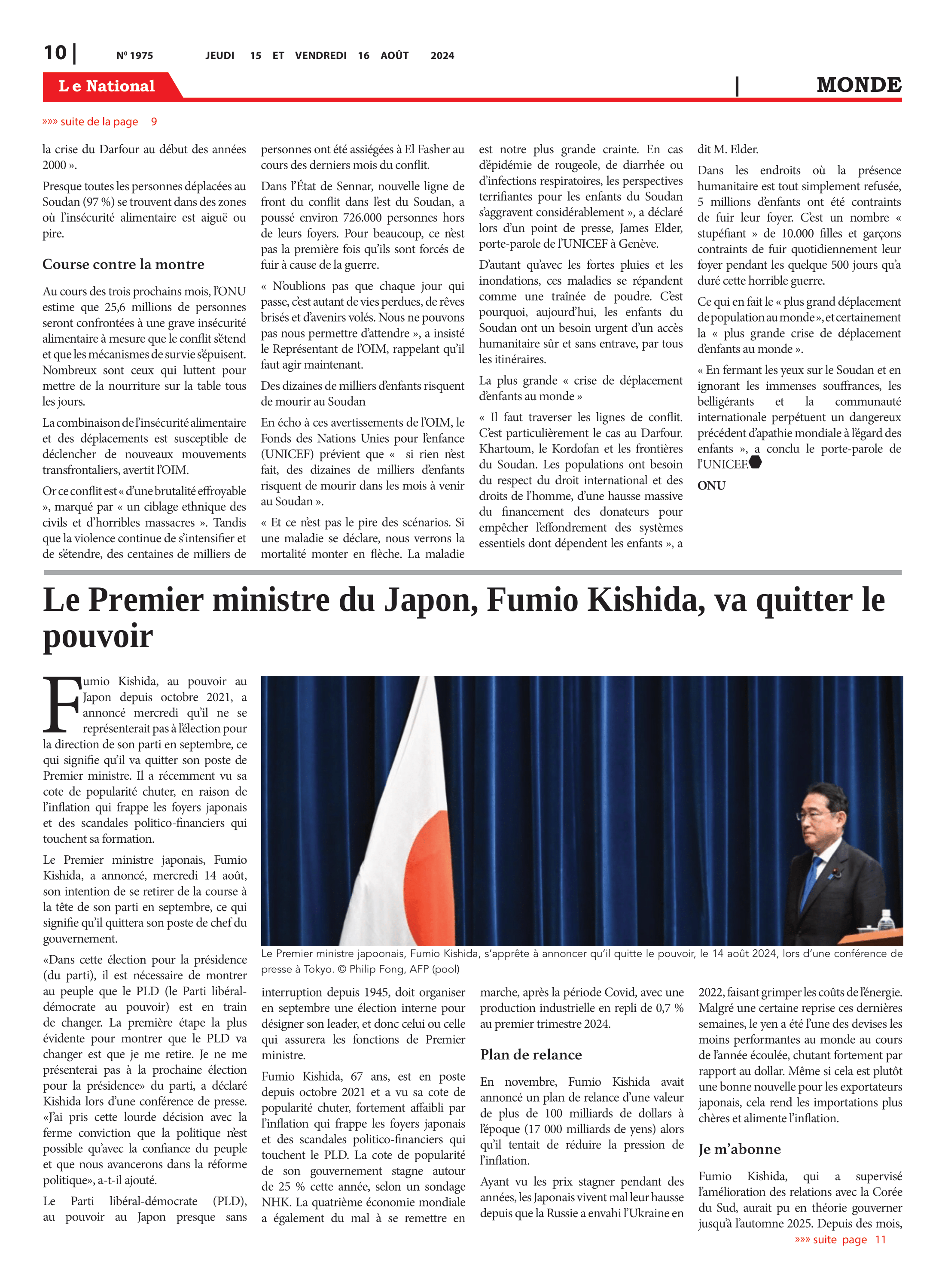 Page 10 de l'édition 1975