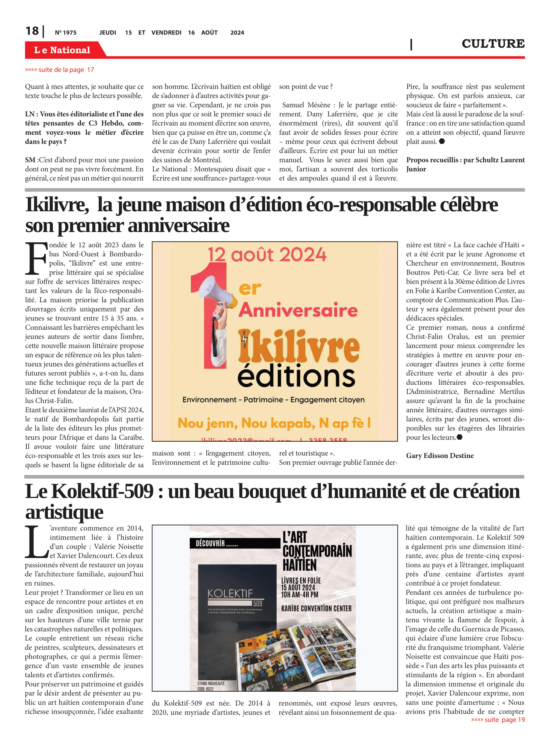 Page 18 de l'édition 1975