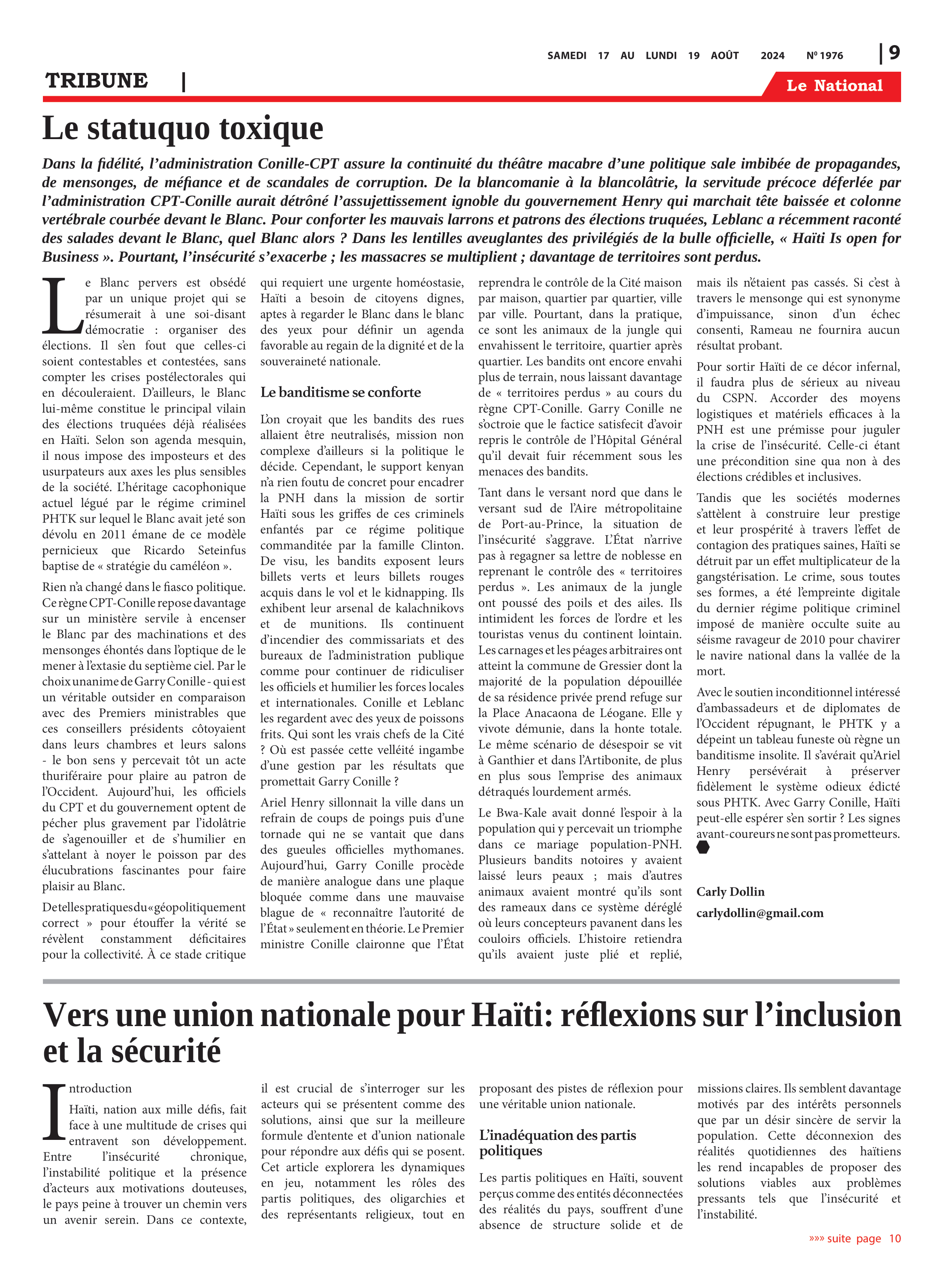 Page 9 de l'édition 1976