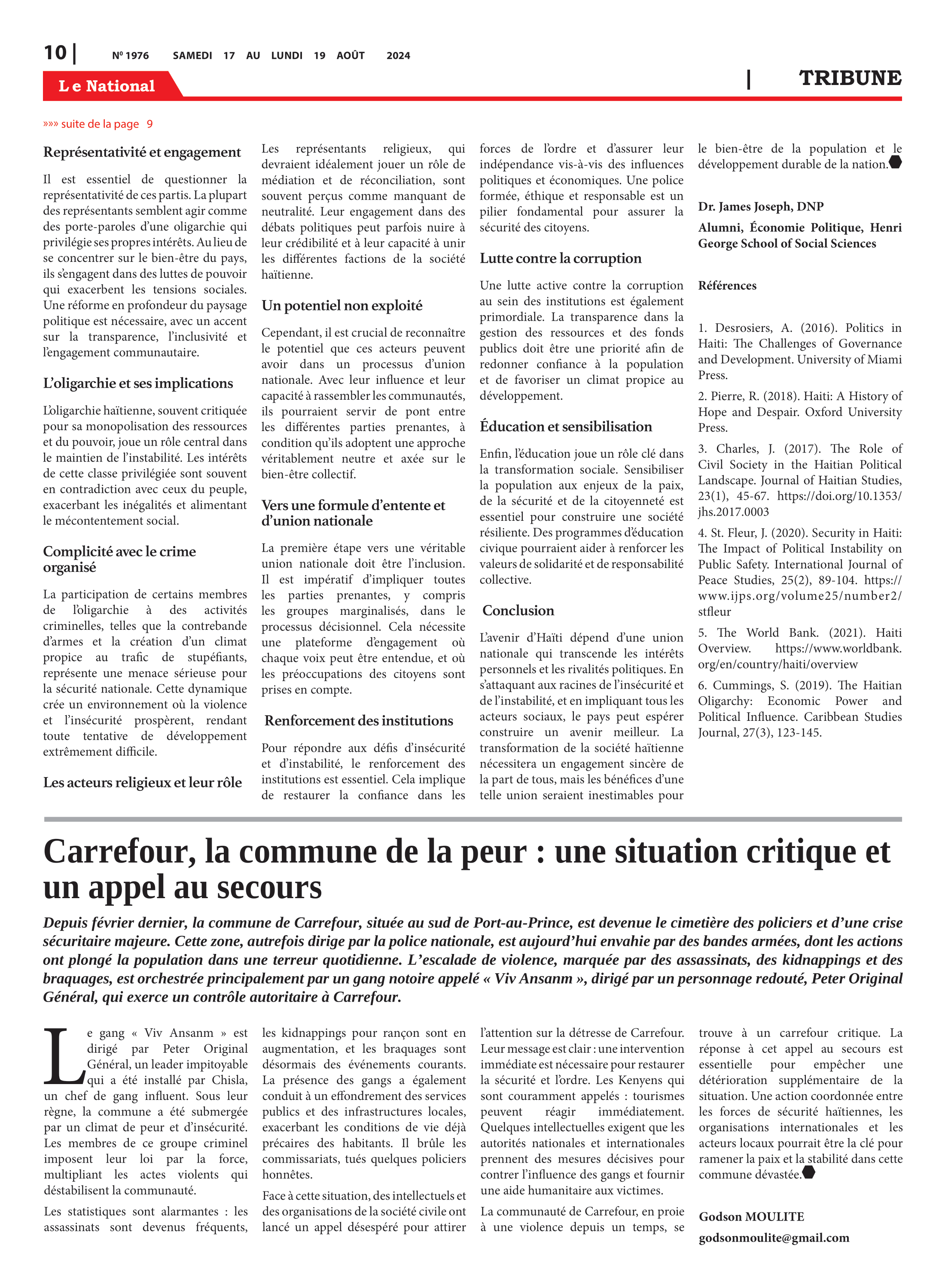 Page 10 de l'édition 1976