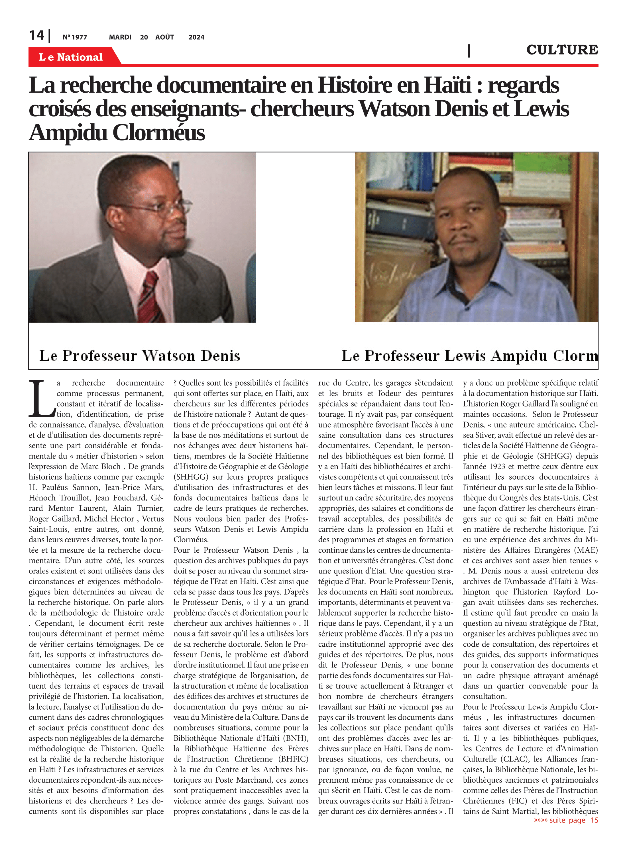 Page 14 de l'édition 1977
