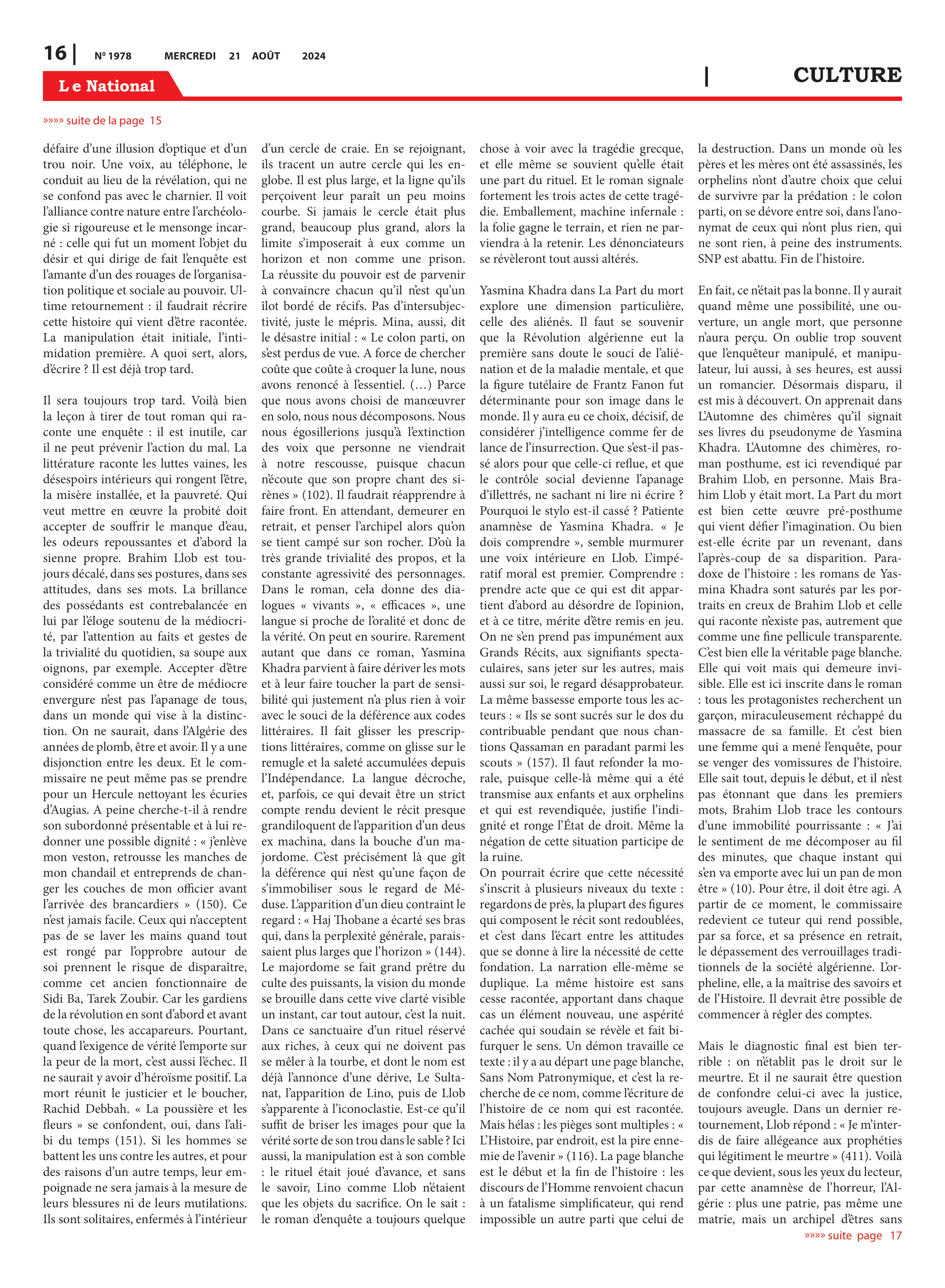 Page 16 de l'édition 1978