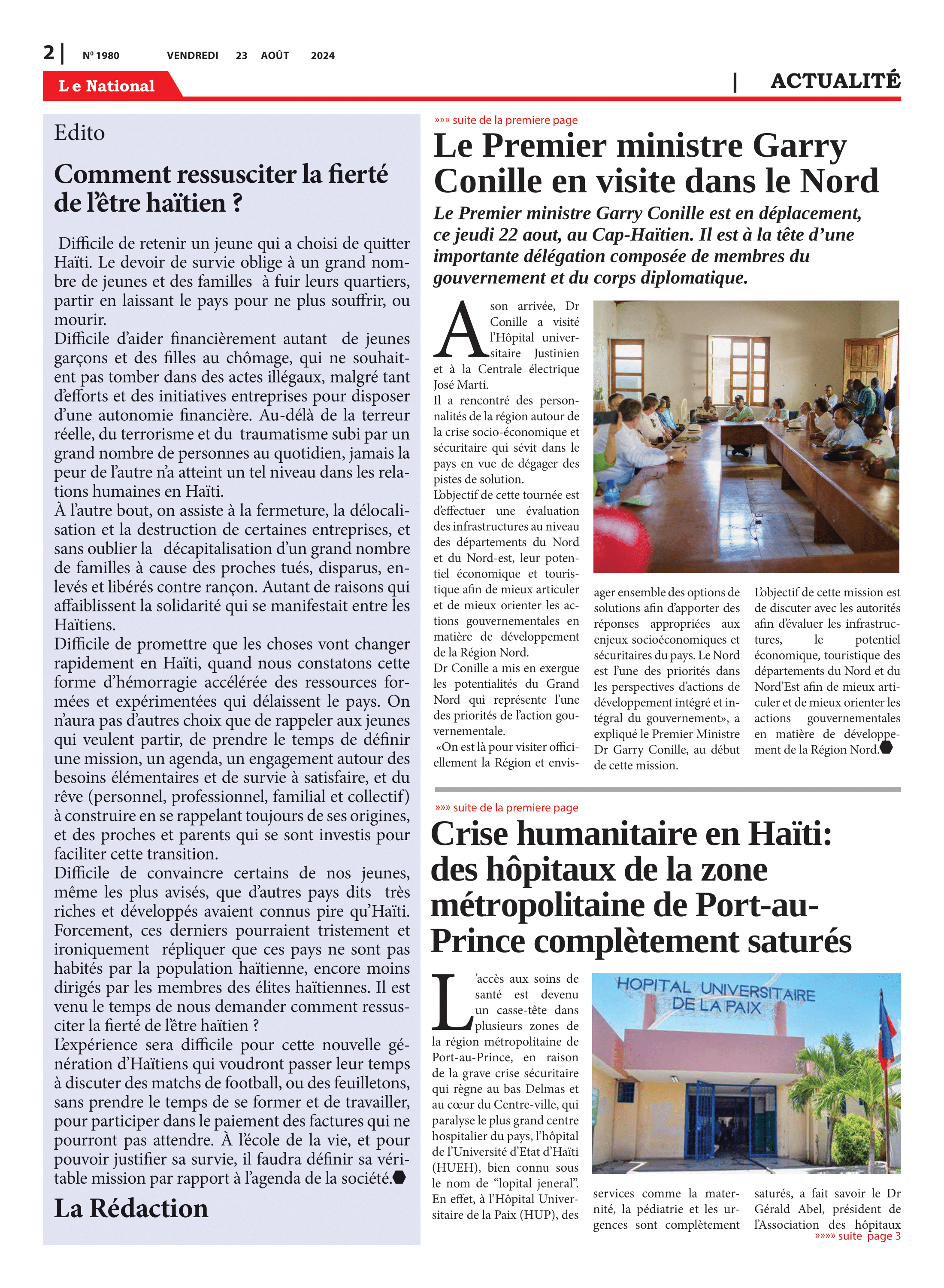 Page 2 de l'édition 1980