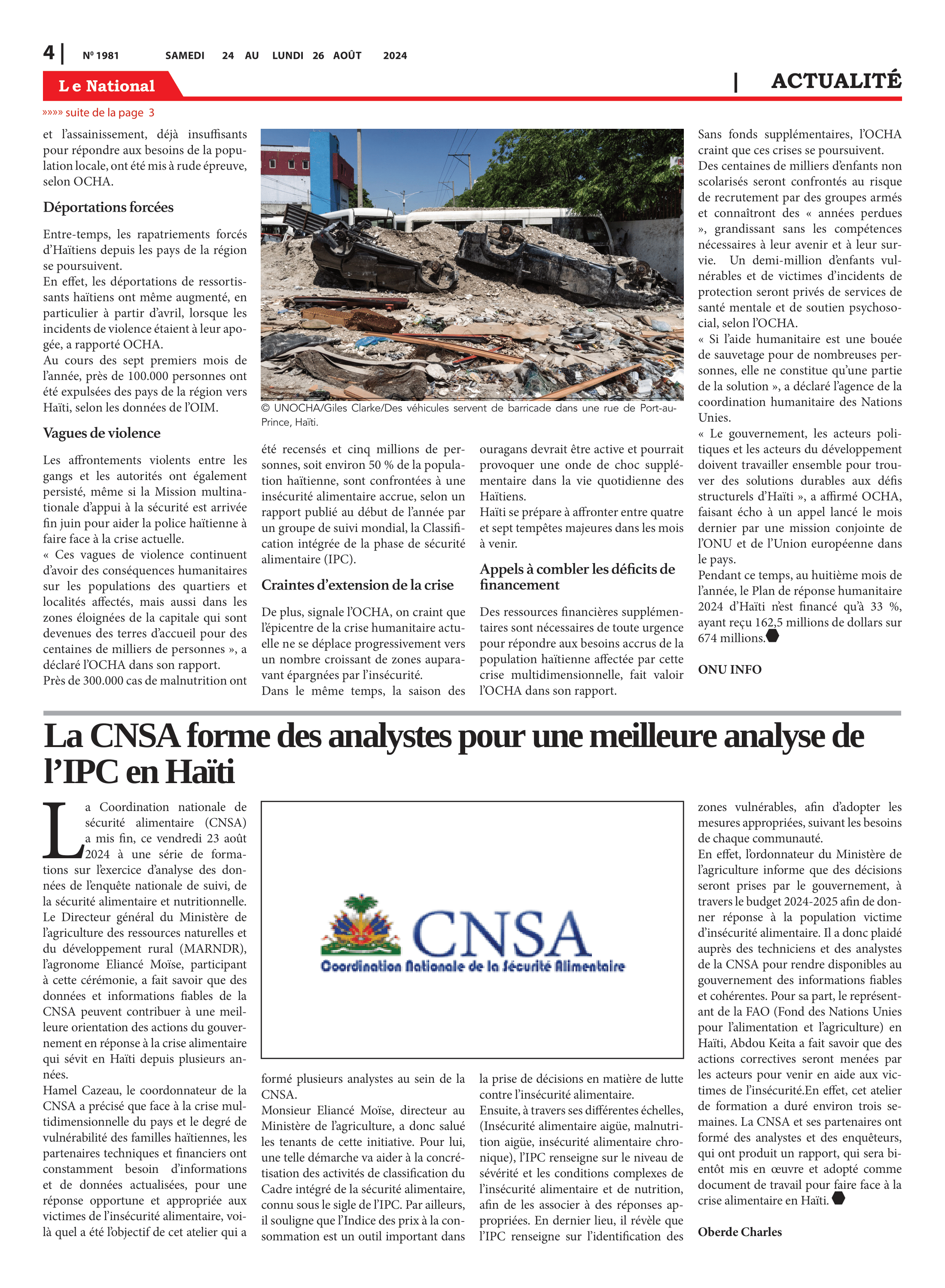 Page 4 de l'édition 1981