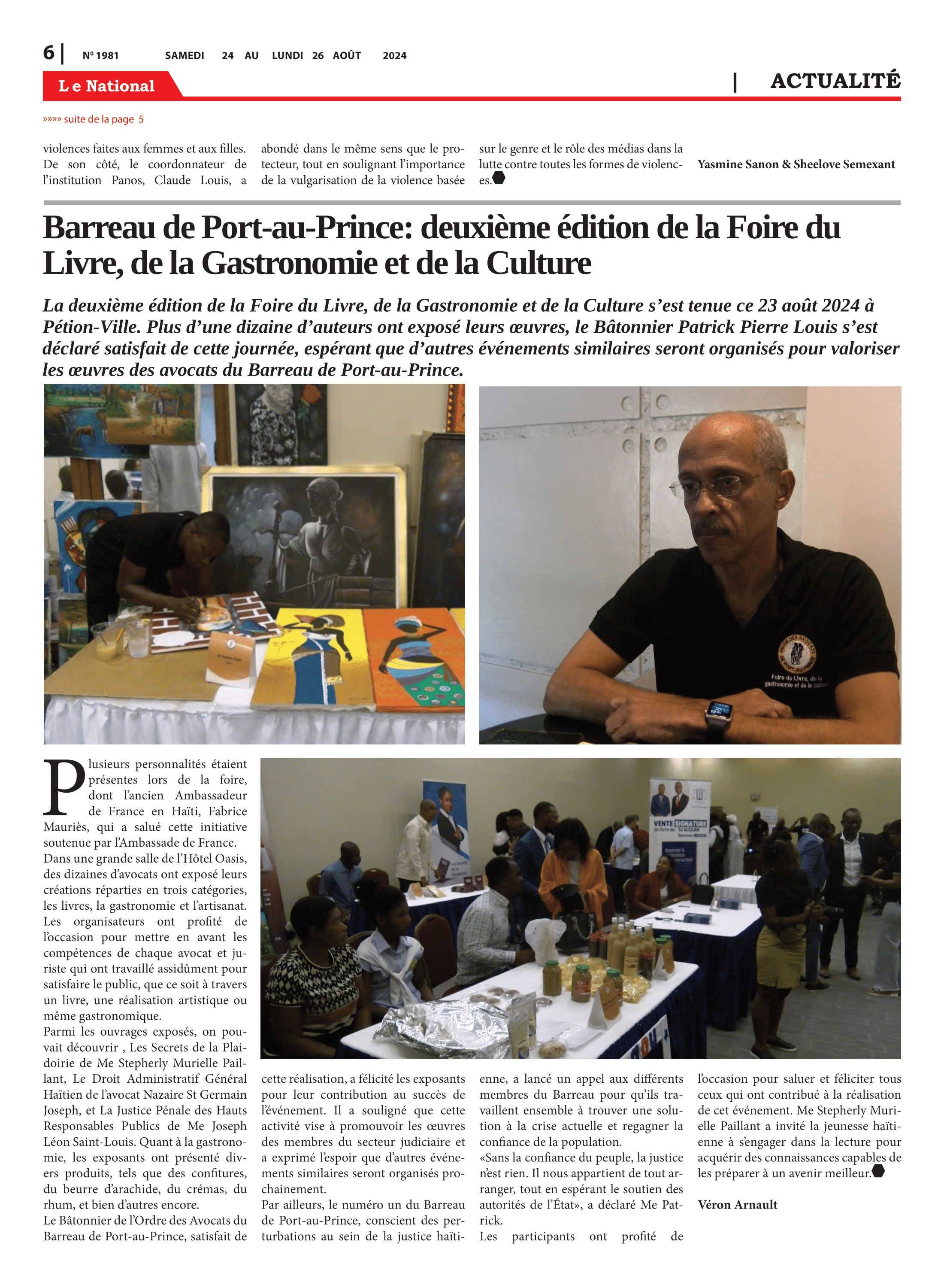 Page 6 de l'édition 1981