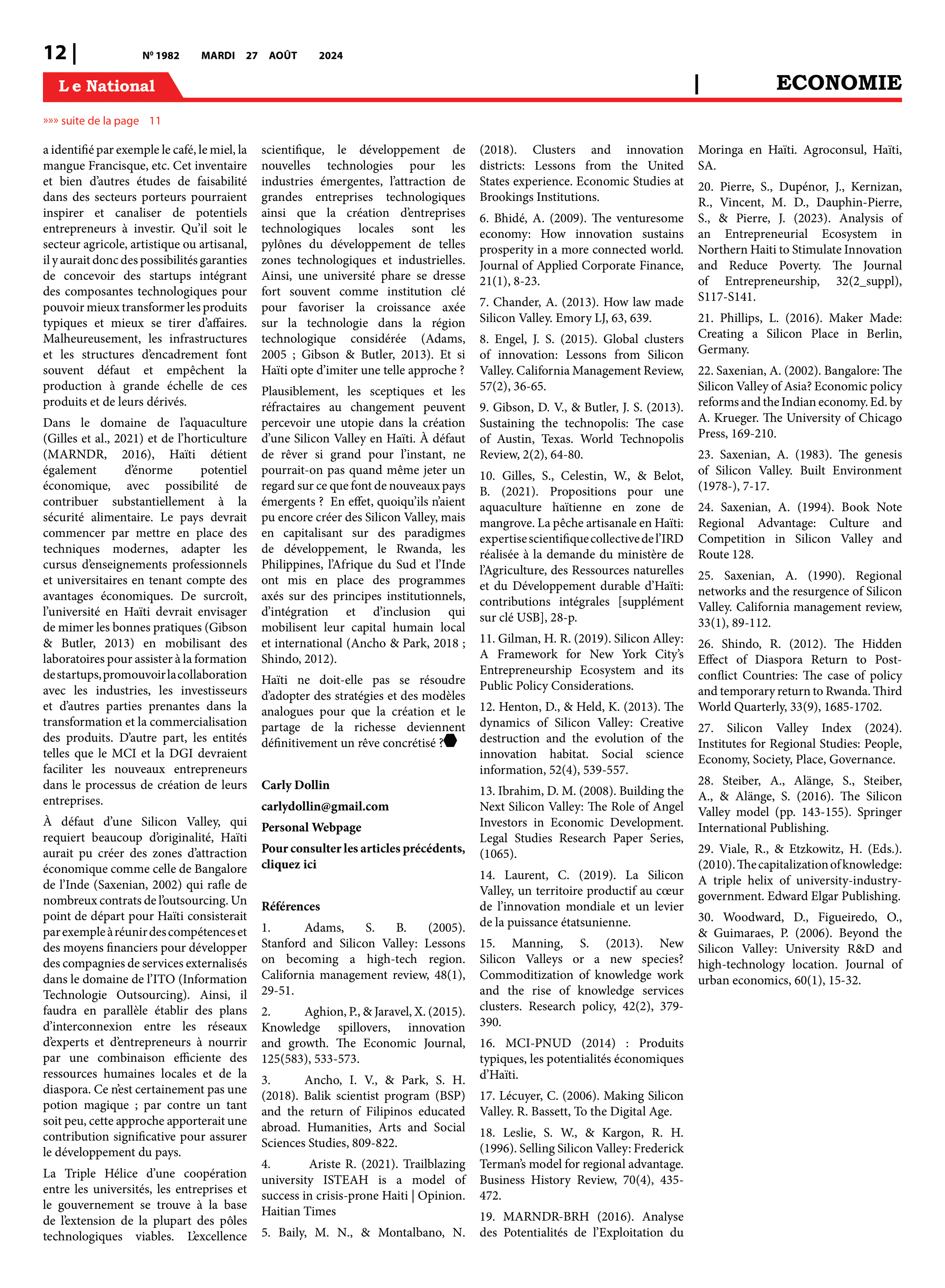 Page 12 de l'édition 1982