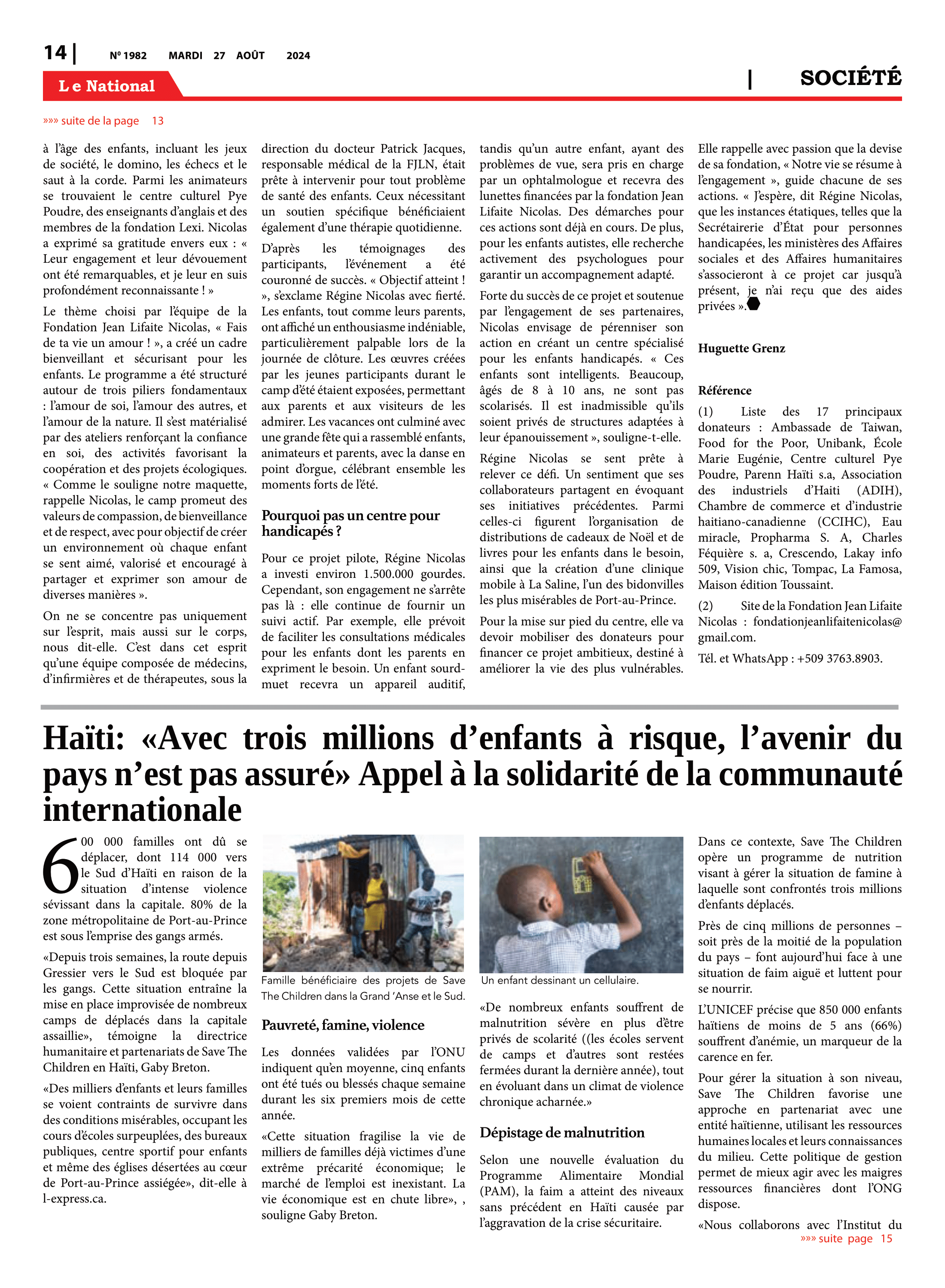 Page 14 de l'édition 1982