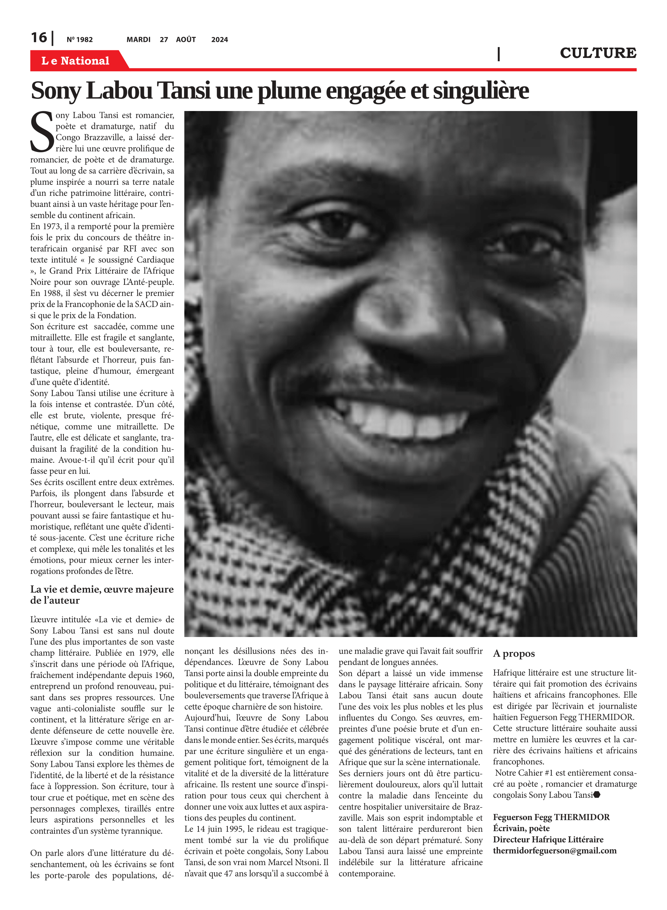 Page 16 de l'édition 1982