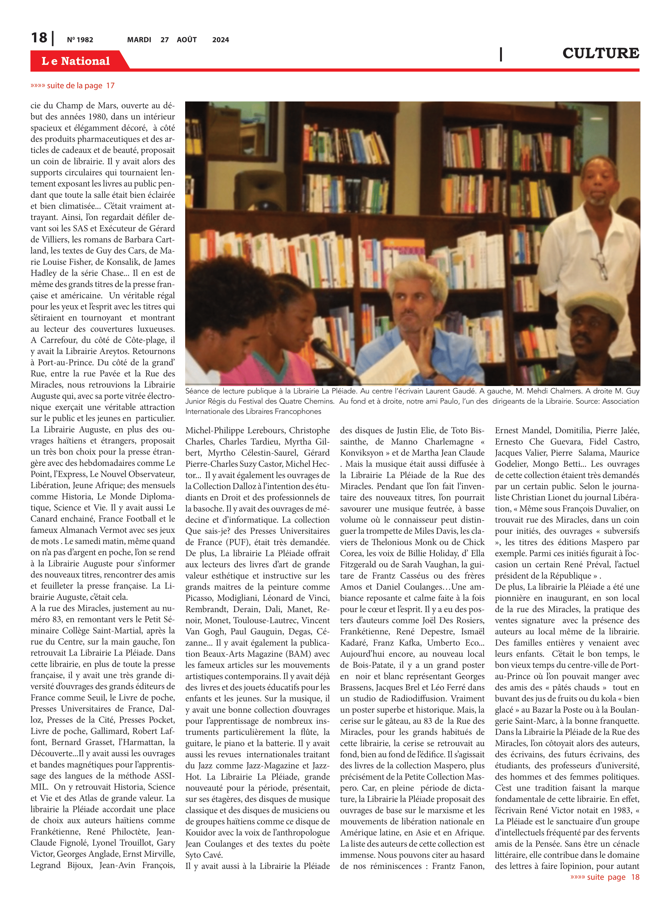 Page 18 de l'édition 1982