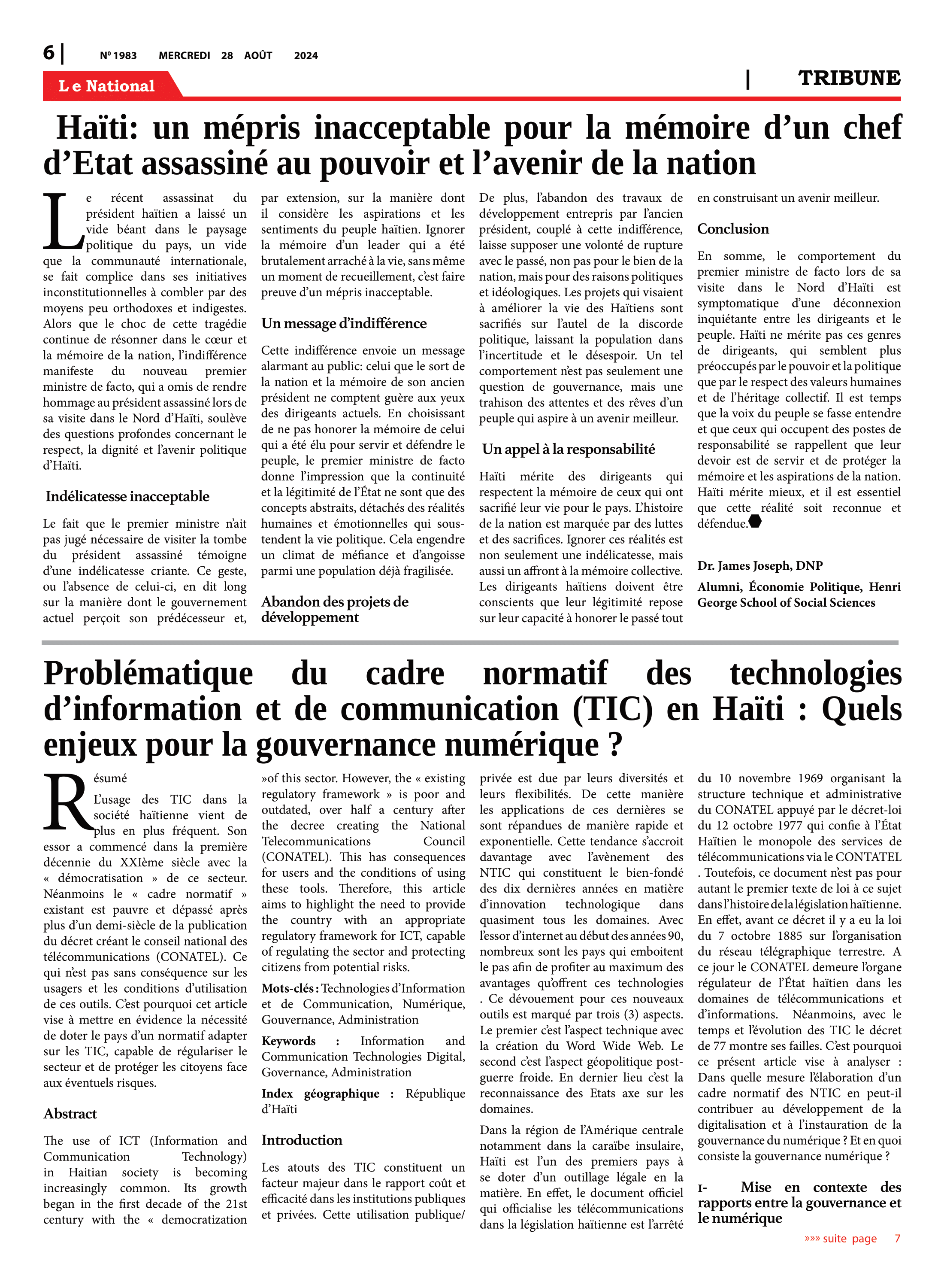 Page 6 de l'édition 1983