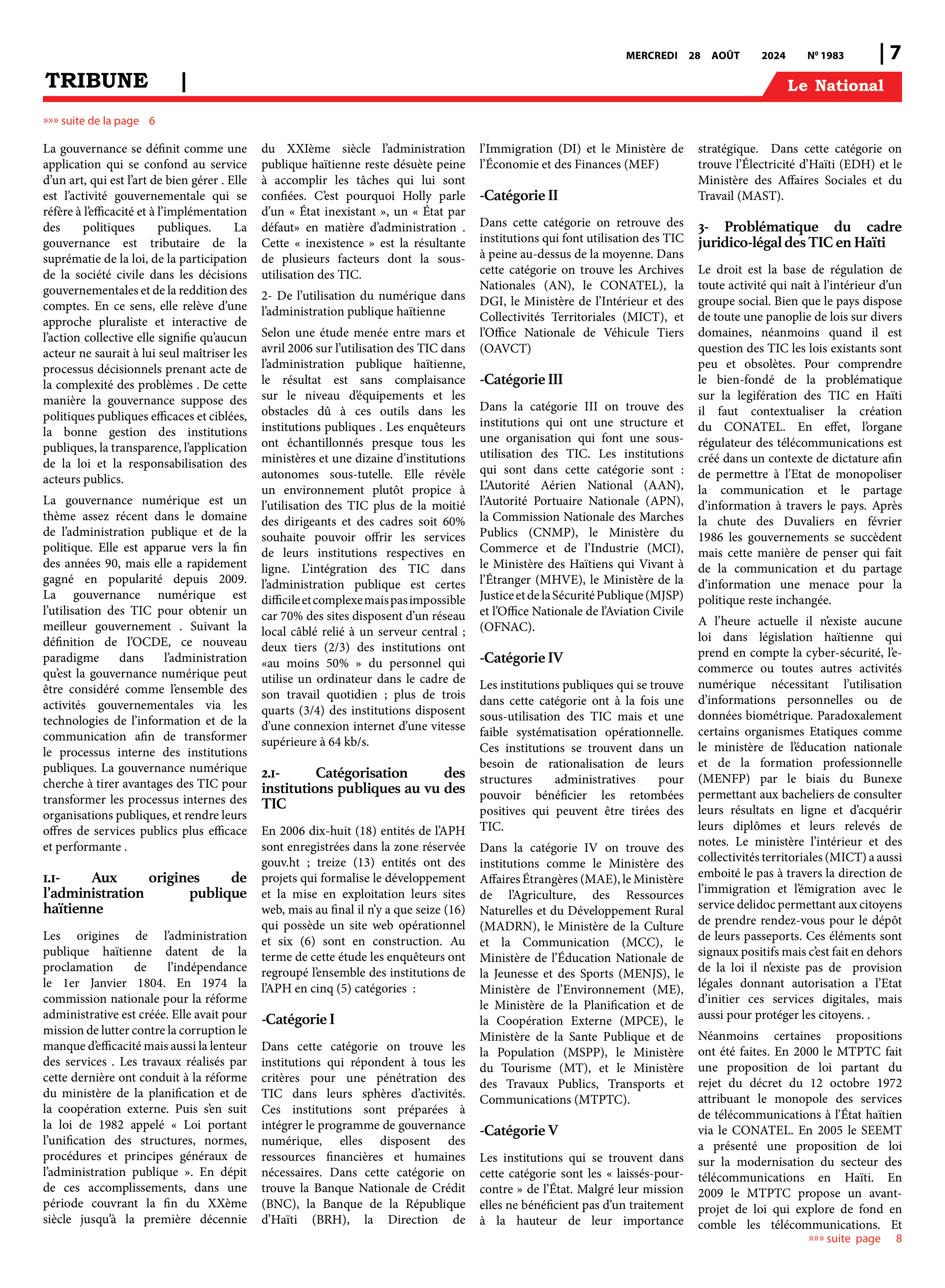 Page 7 de l'édition 1983