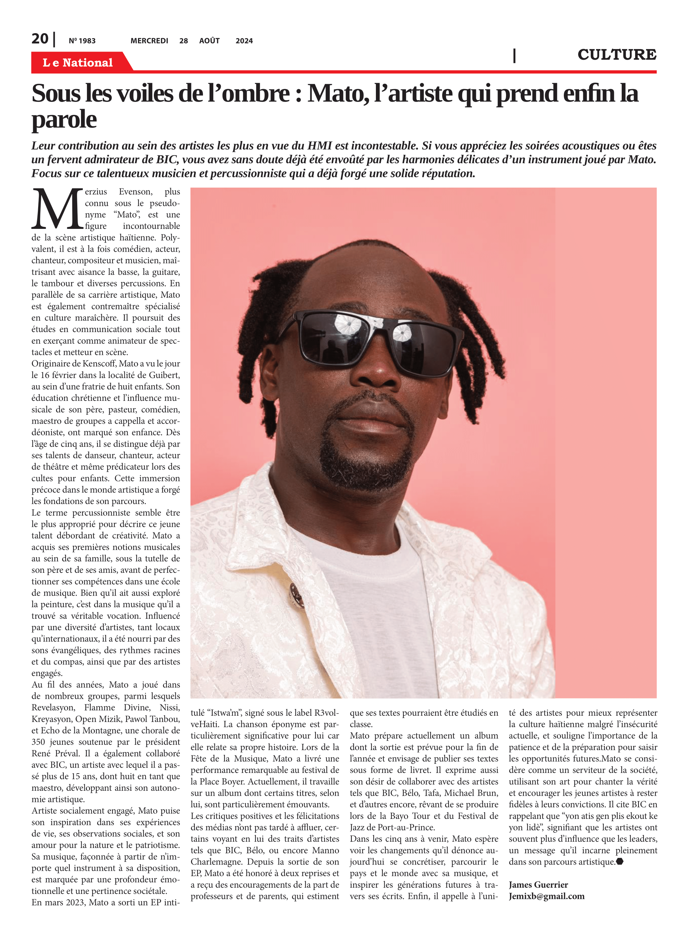 Page 20 de l'édition 1983