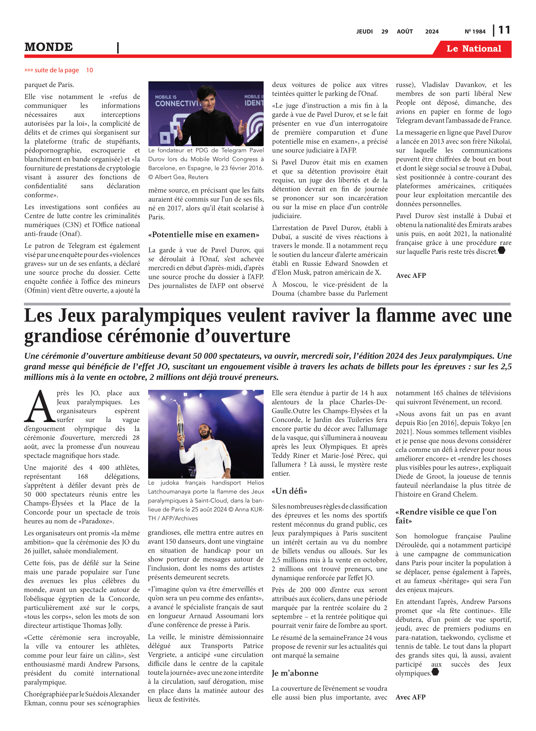 Page 11 de l'édition 1984