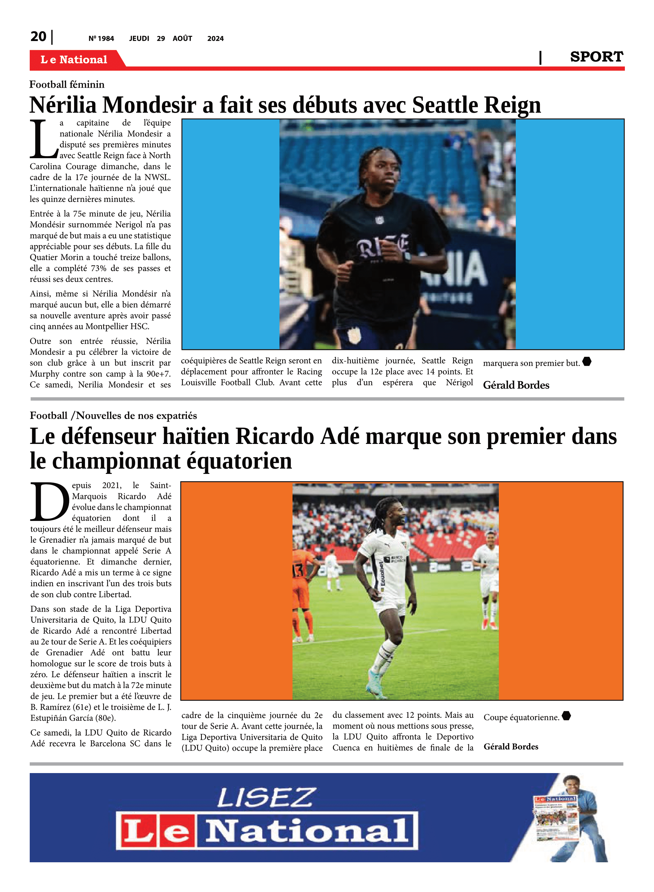 Page 20 de l'édition 1984