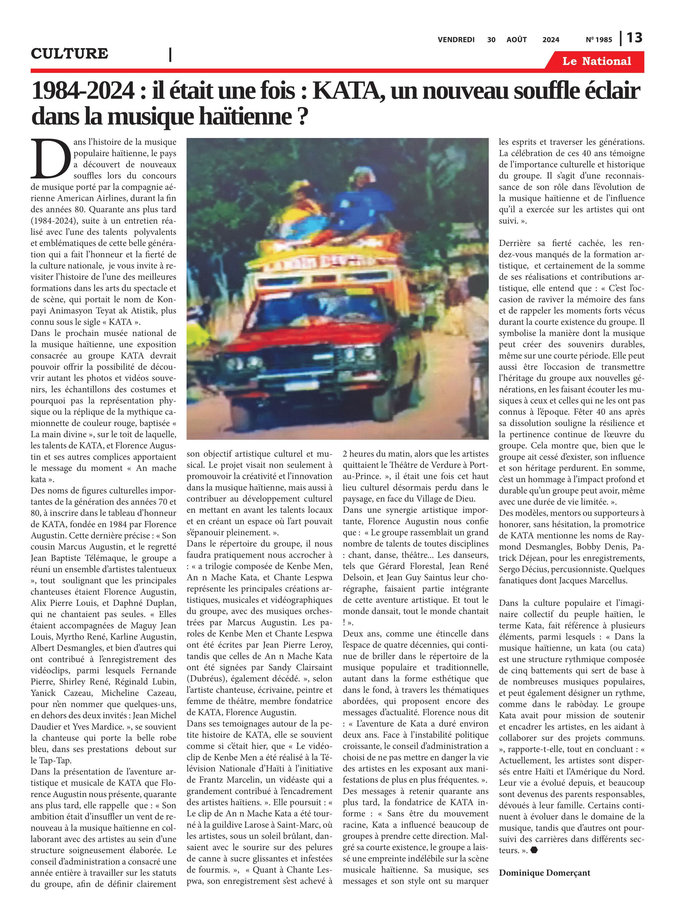 Page 13 de l'édition 1985
