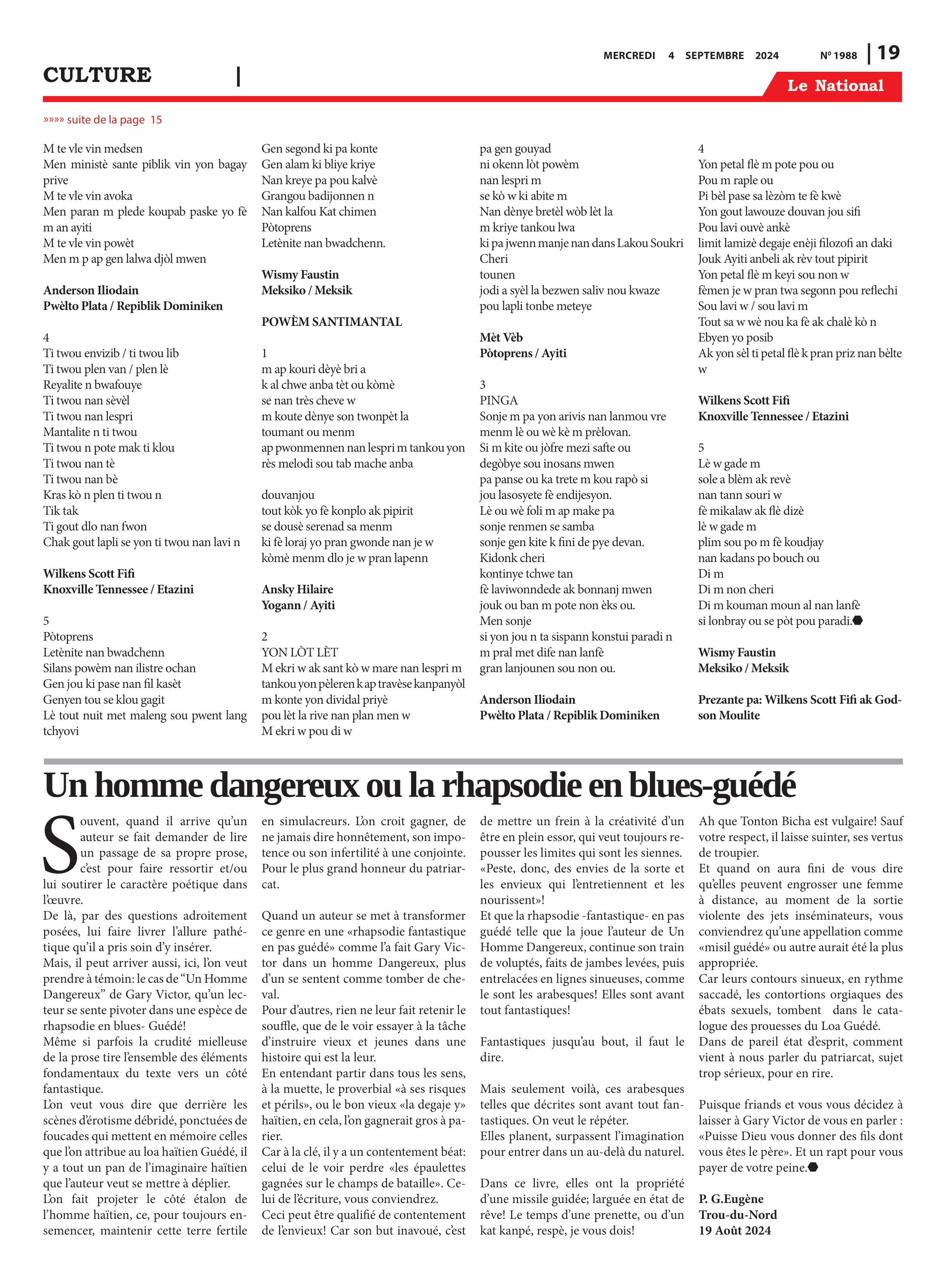 Page 19 de l'édition 1988