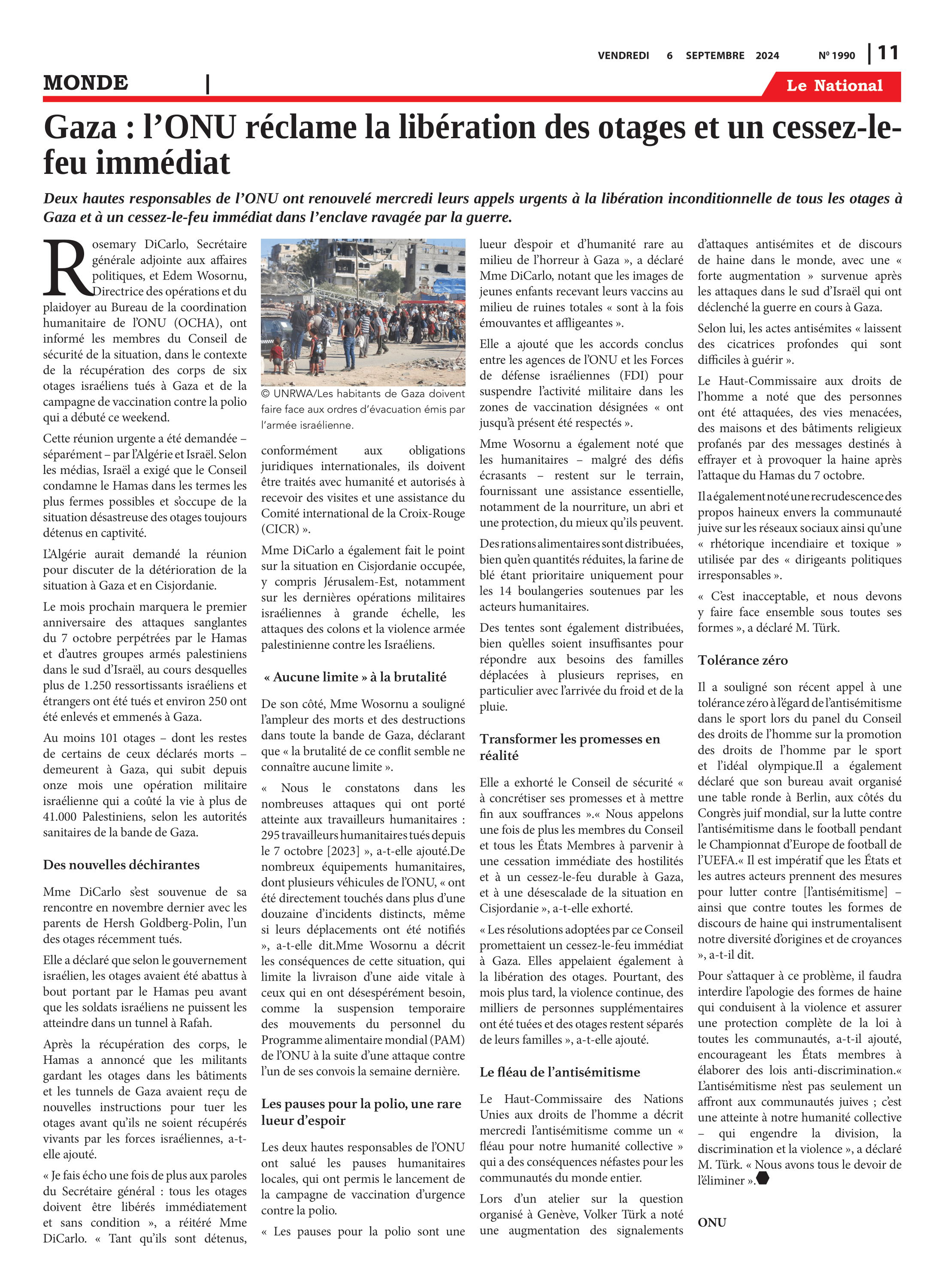 Page 11 de l'édition 1990