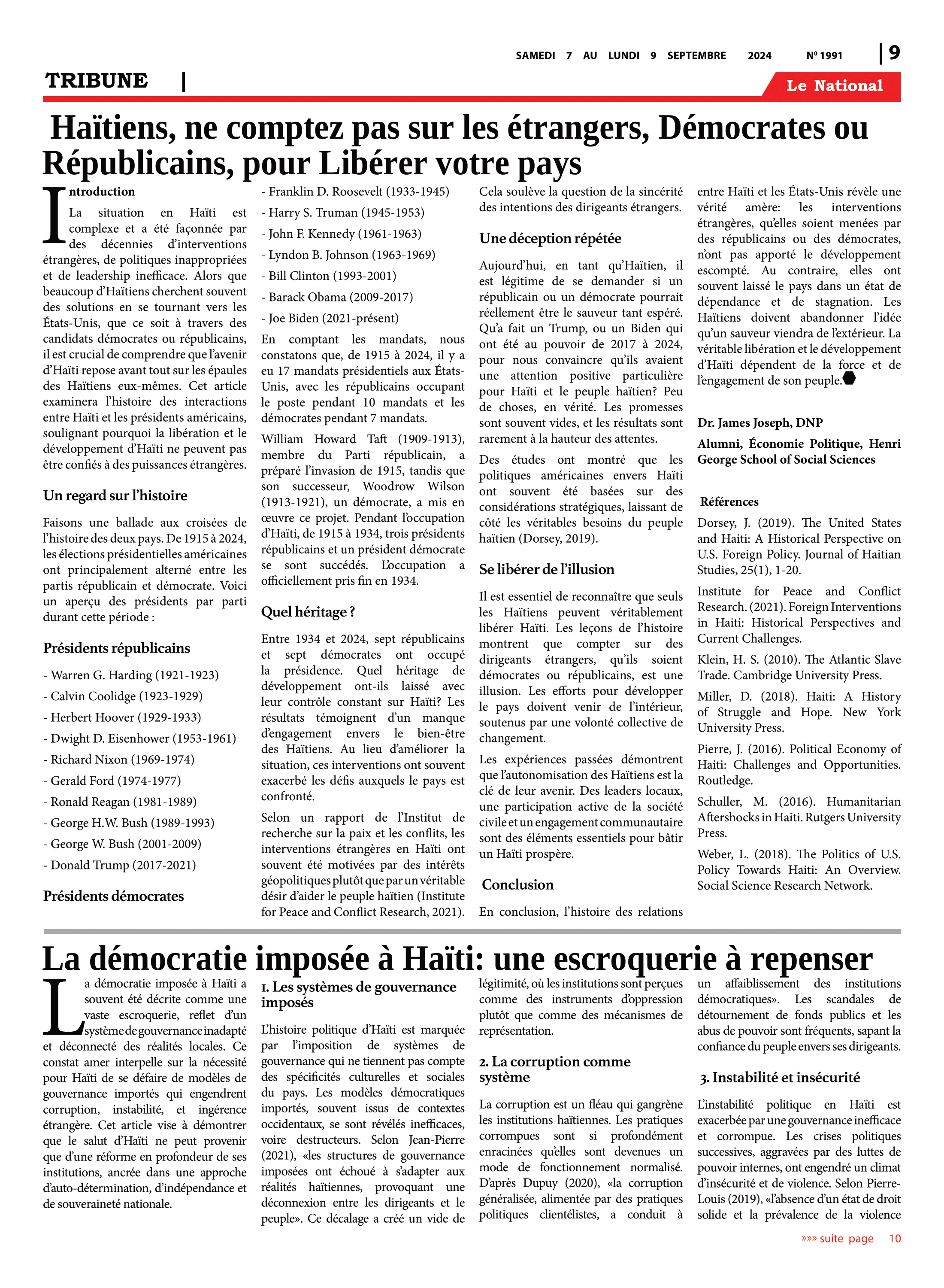 Page 9 de l'édition 1991