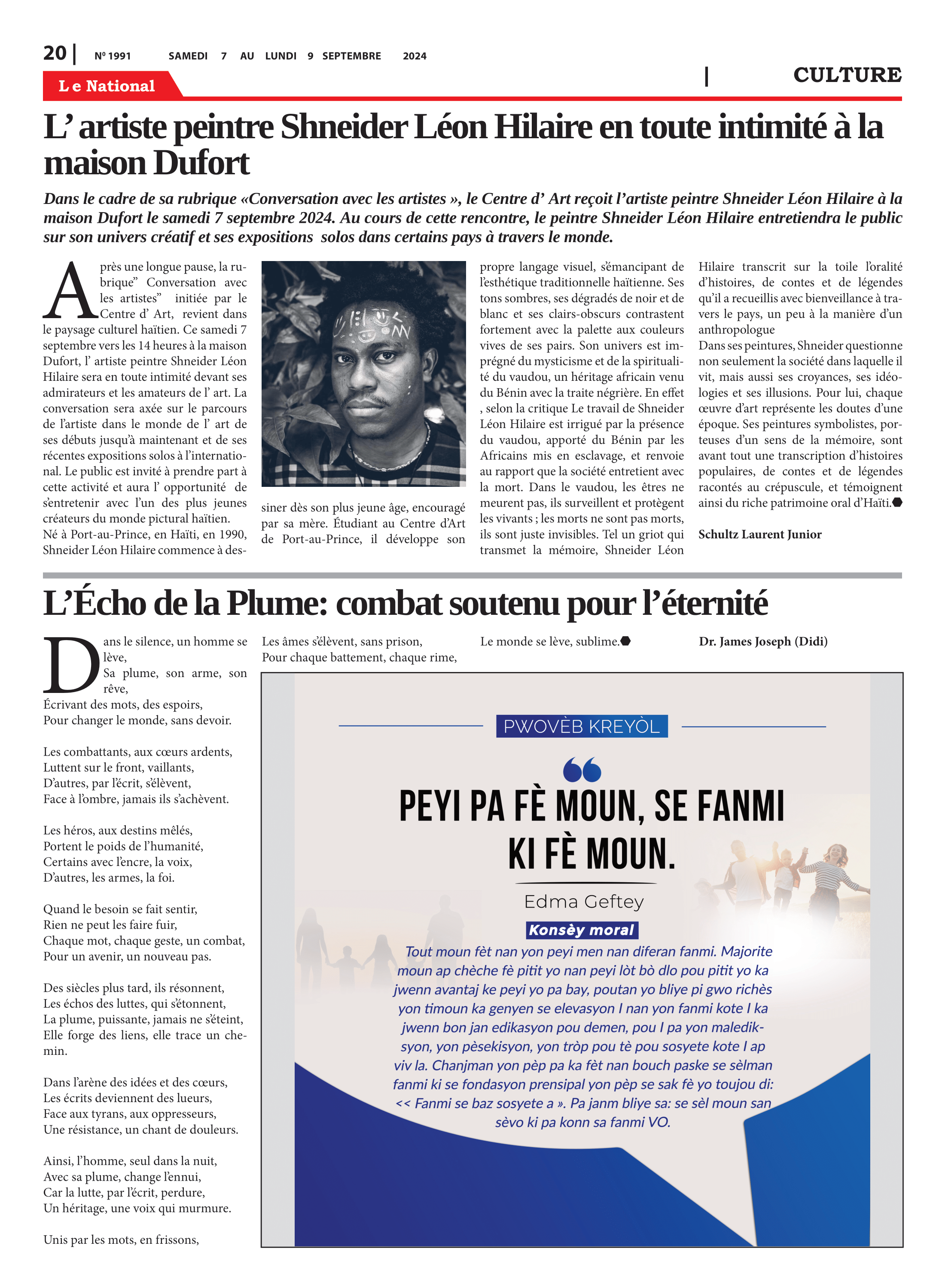 Page 20 de l'édition 1991