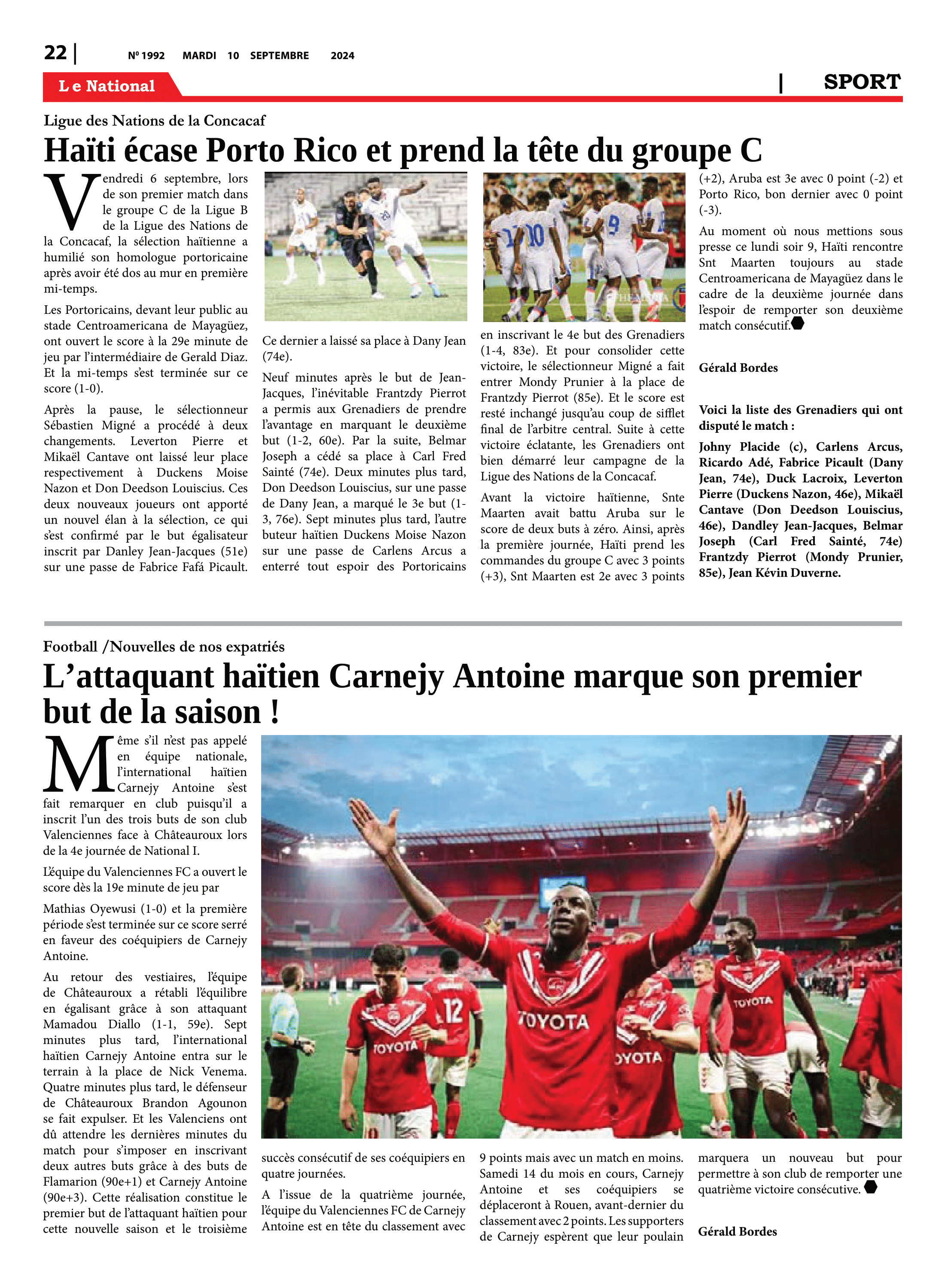 Page 22 de l'édition 1992