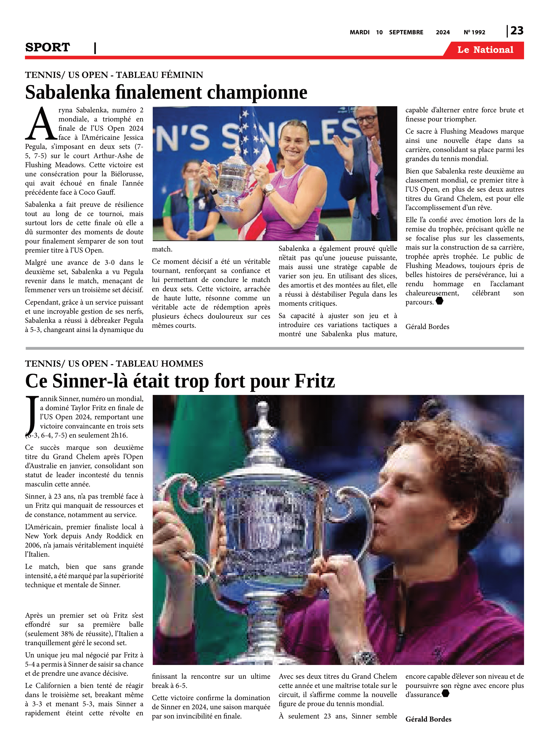 Page 23 de l'édition 1992