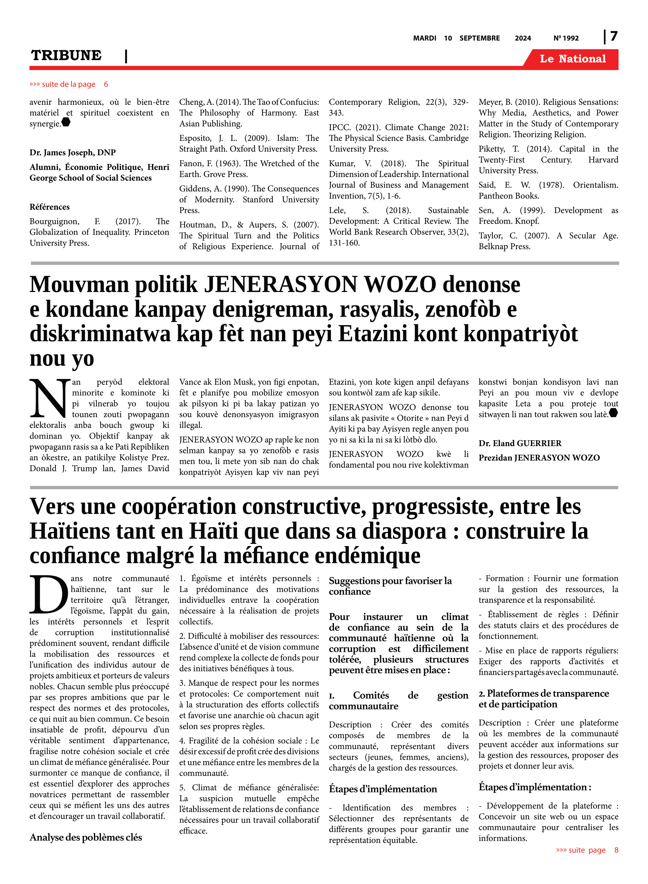 Page 7 de l'édition 1993