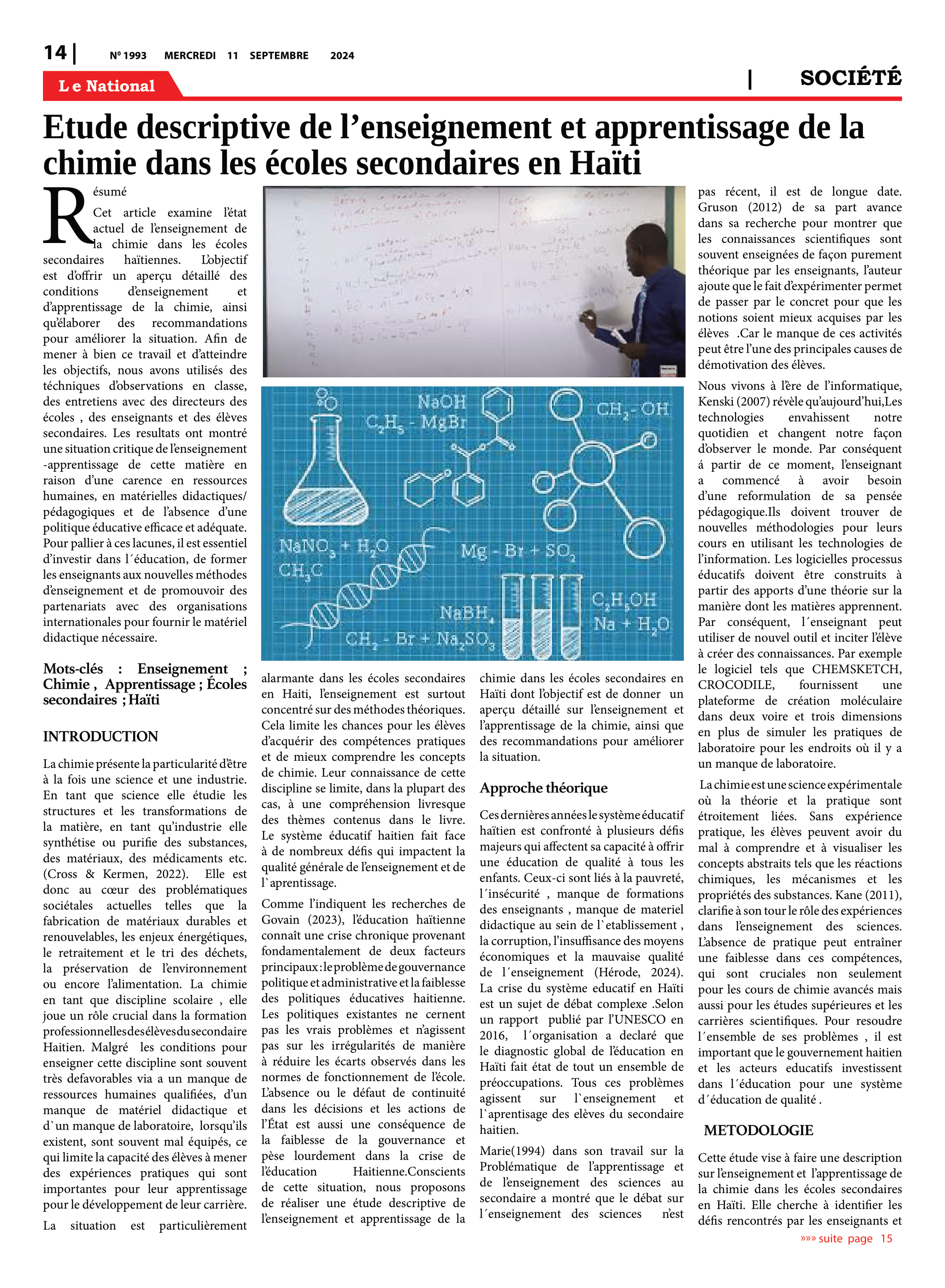 Page 14 de l'édition 1993