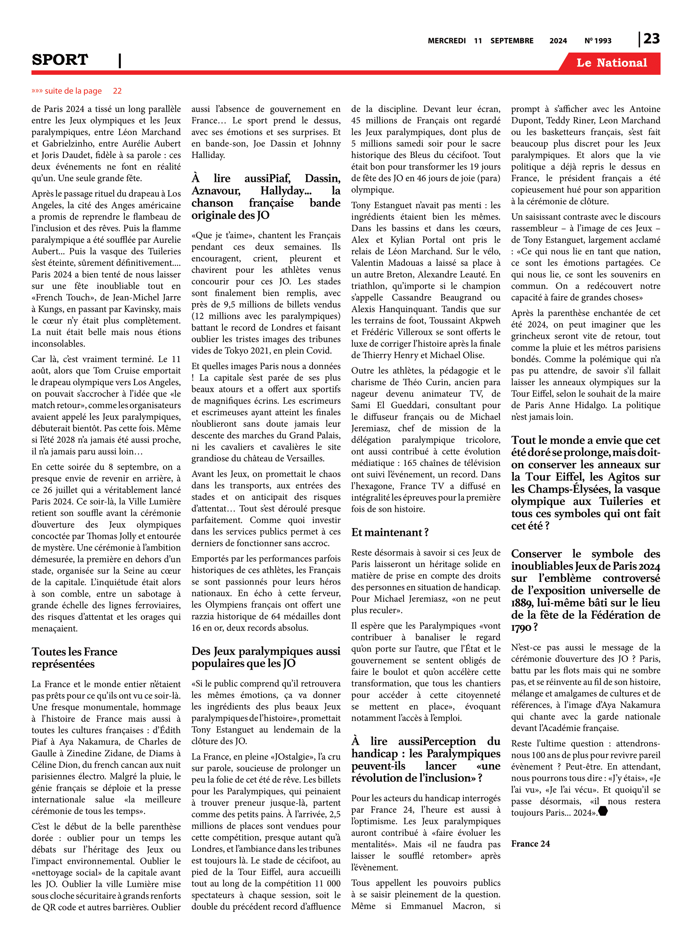 Page 23 de l'édition 1993