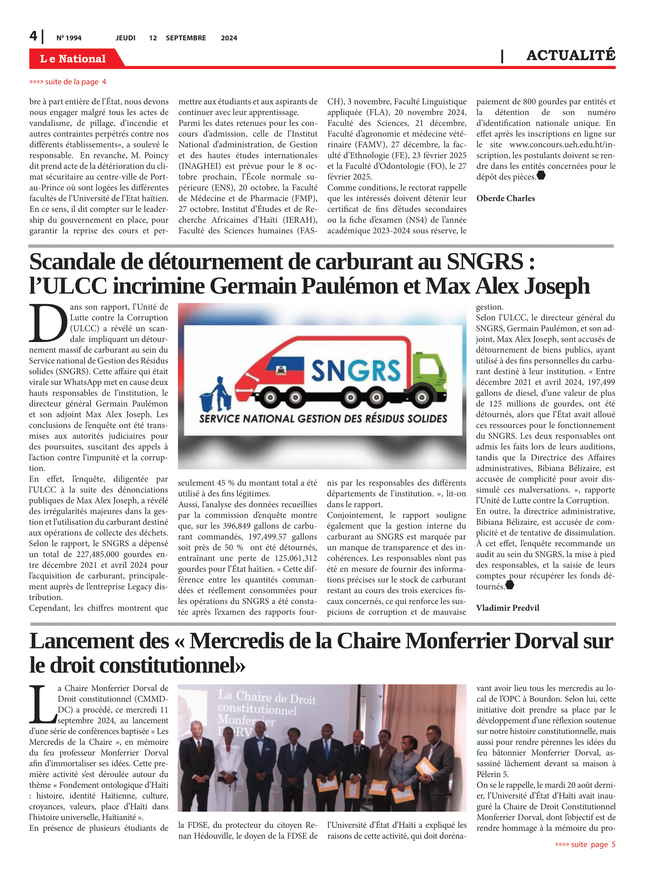 Page 4 de l'édition 1994