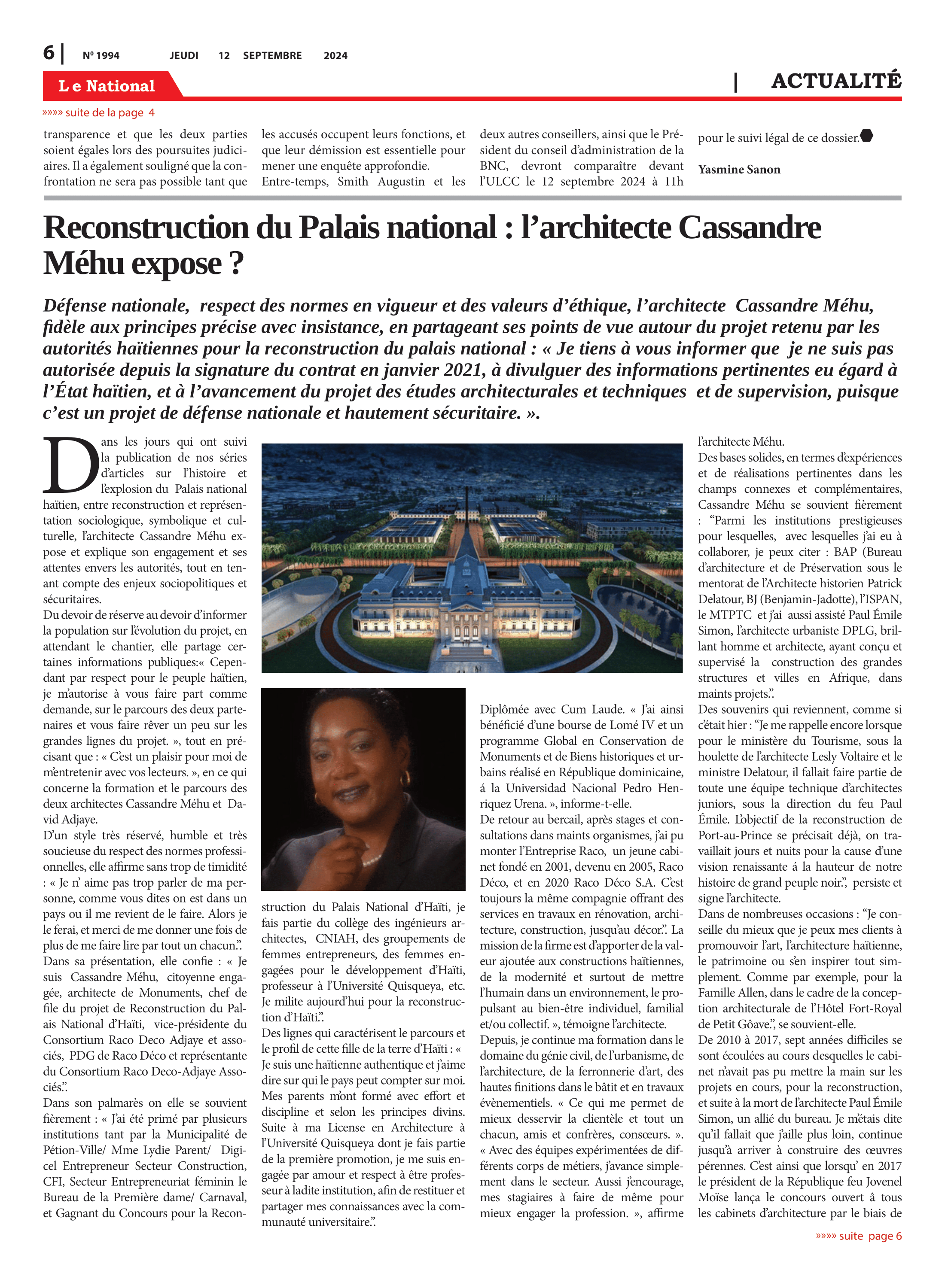 Page 6 de l'édition 1994