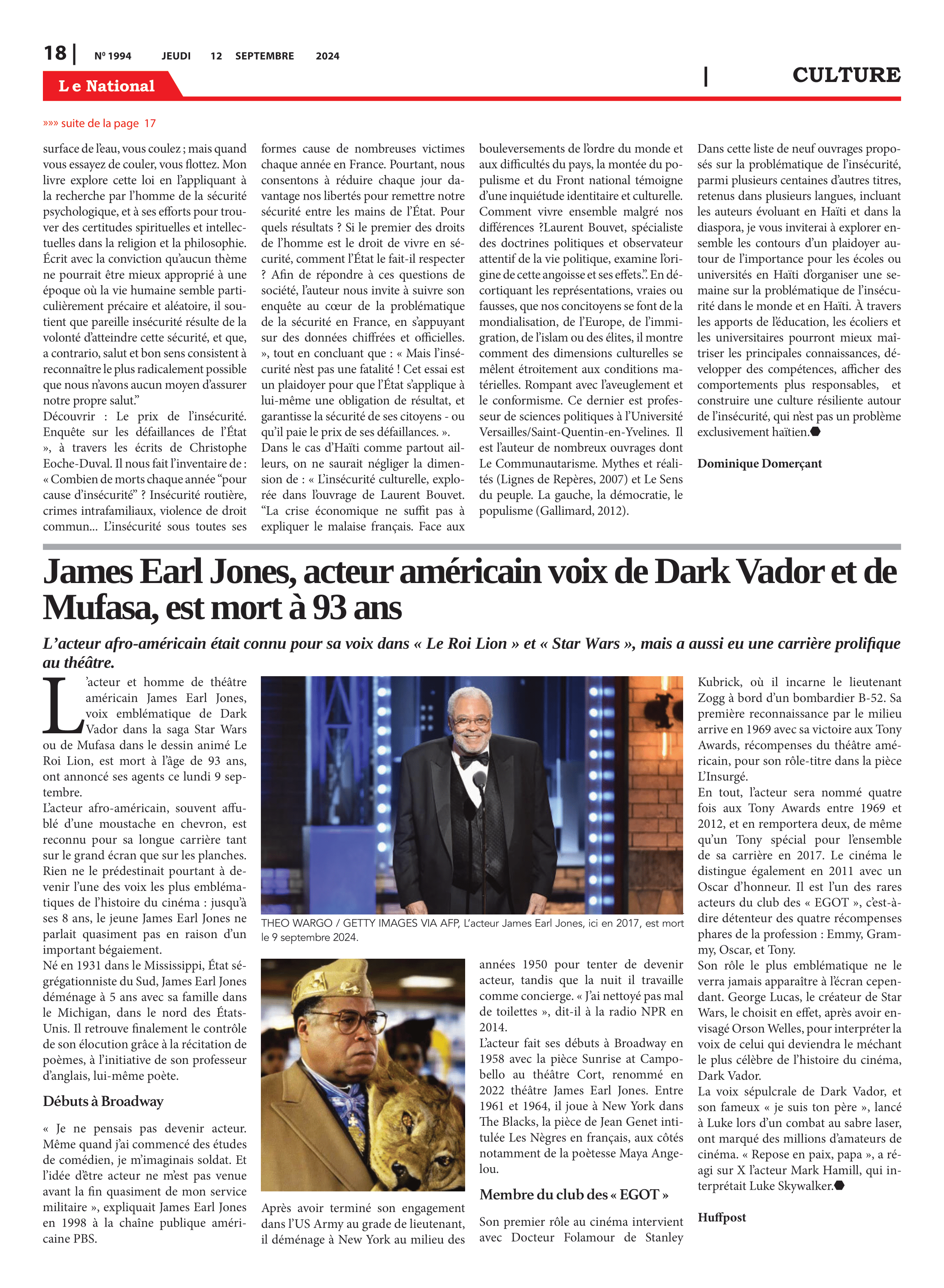 Page 18 de l'édition 1994