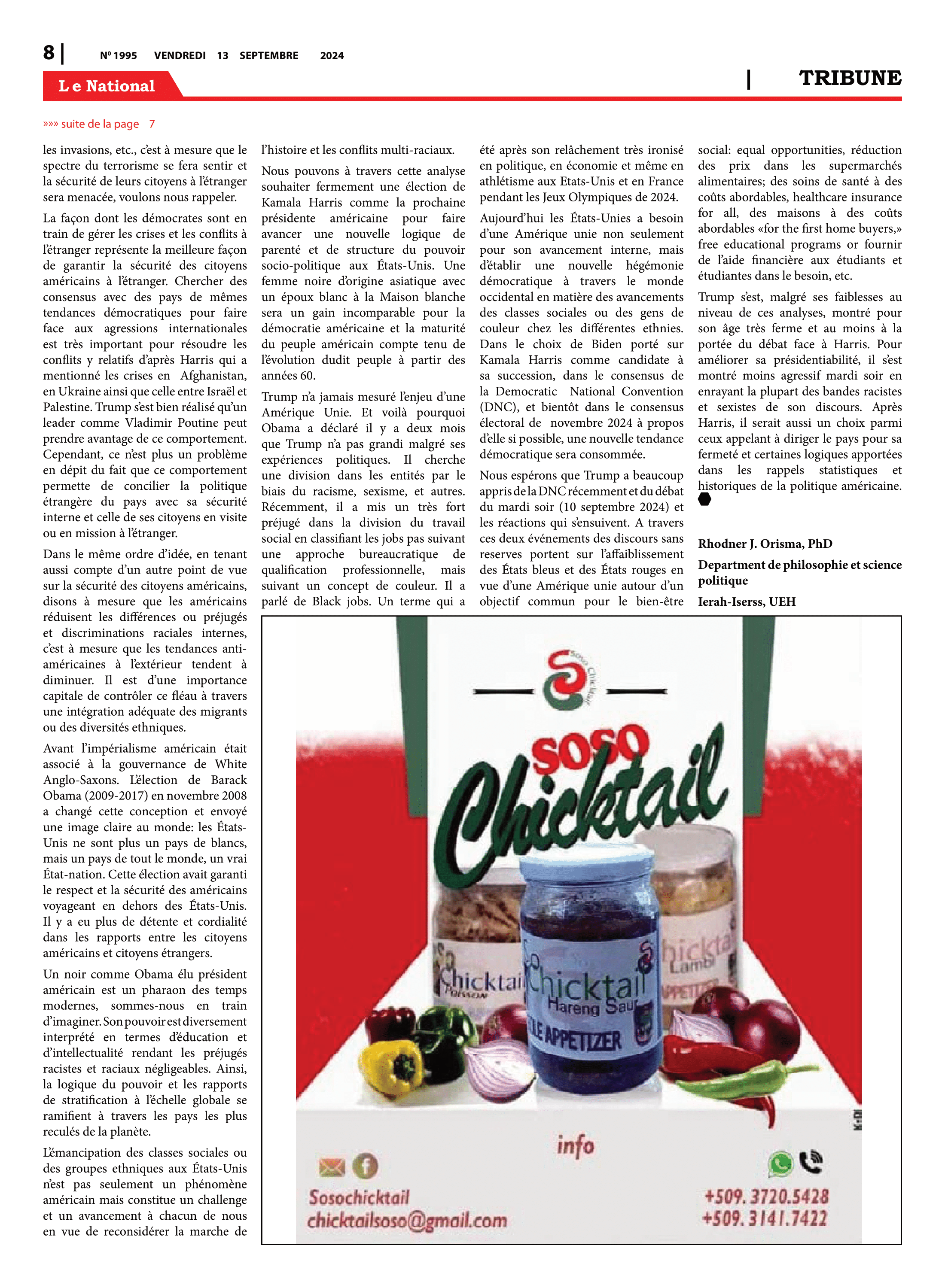 Page 8 de l'édition 1995