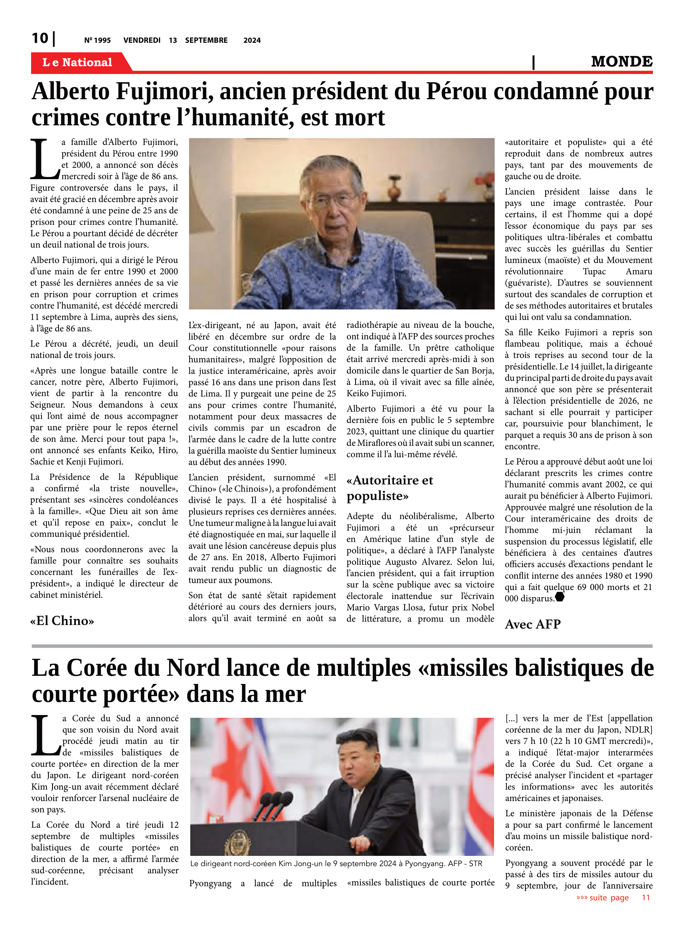 Page 10 de l'édition 1995