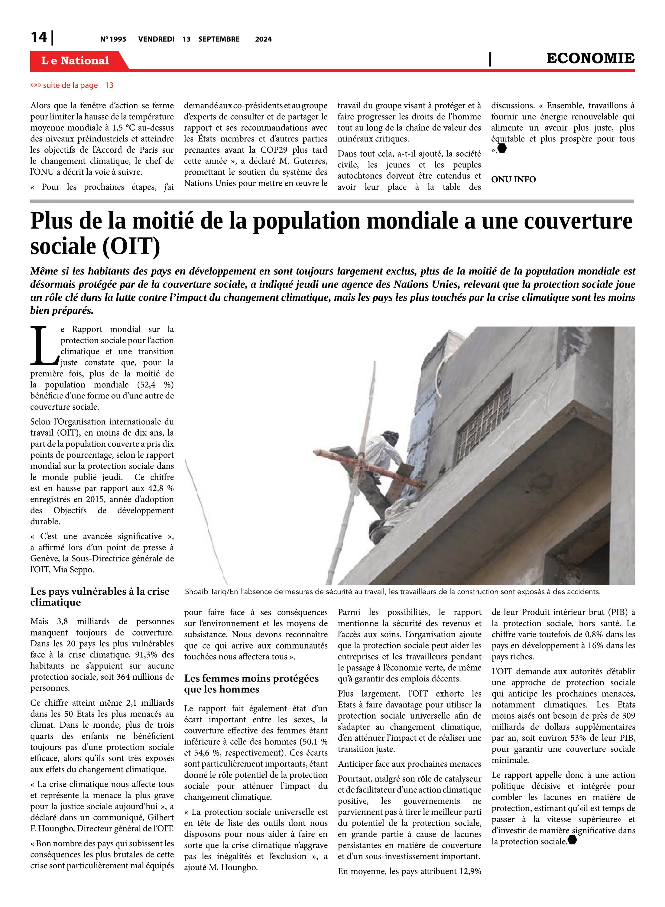 Page 14 de l'édition 1995