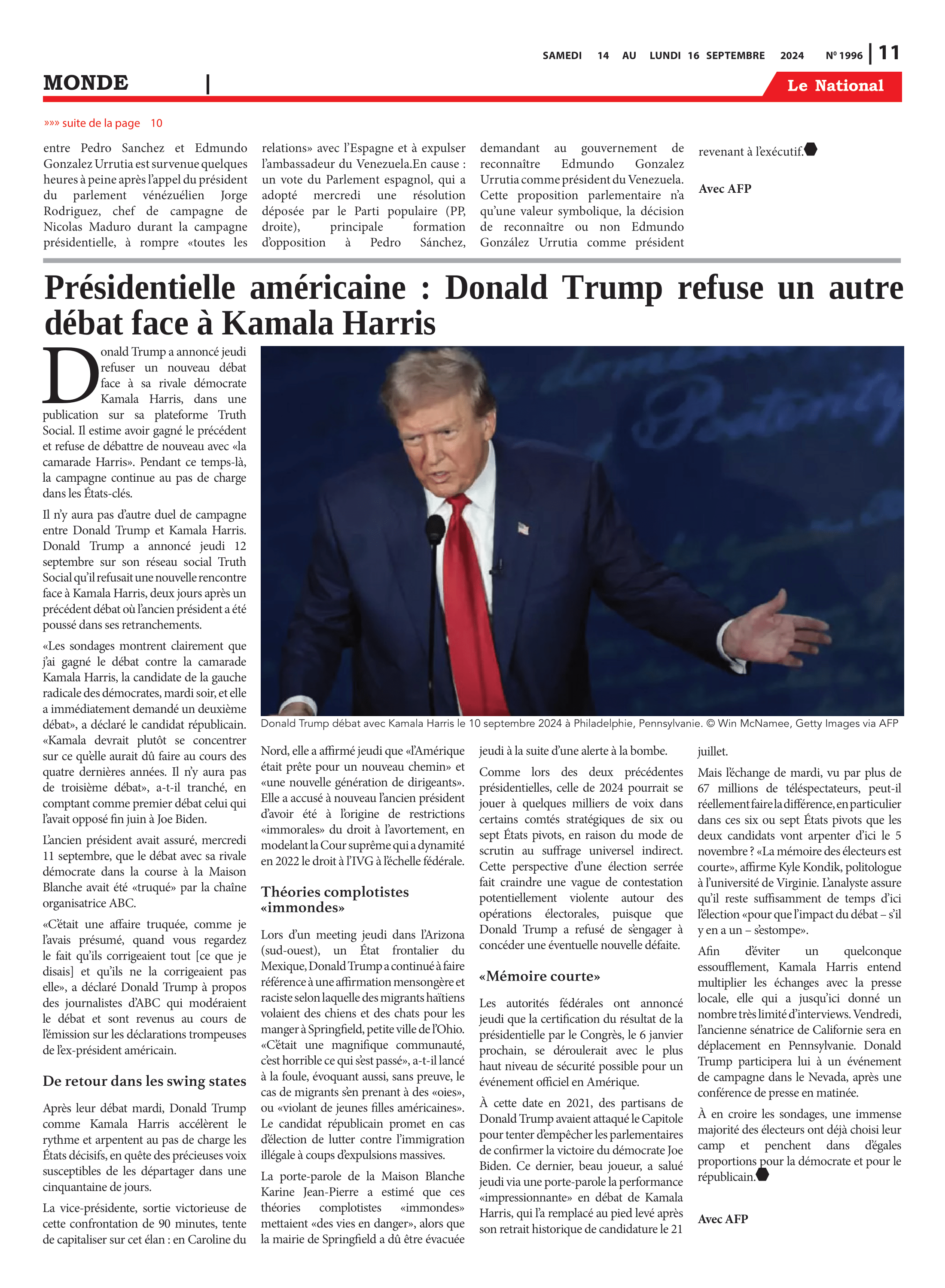 Page 11 de l'édition 1996