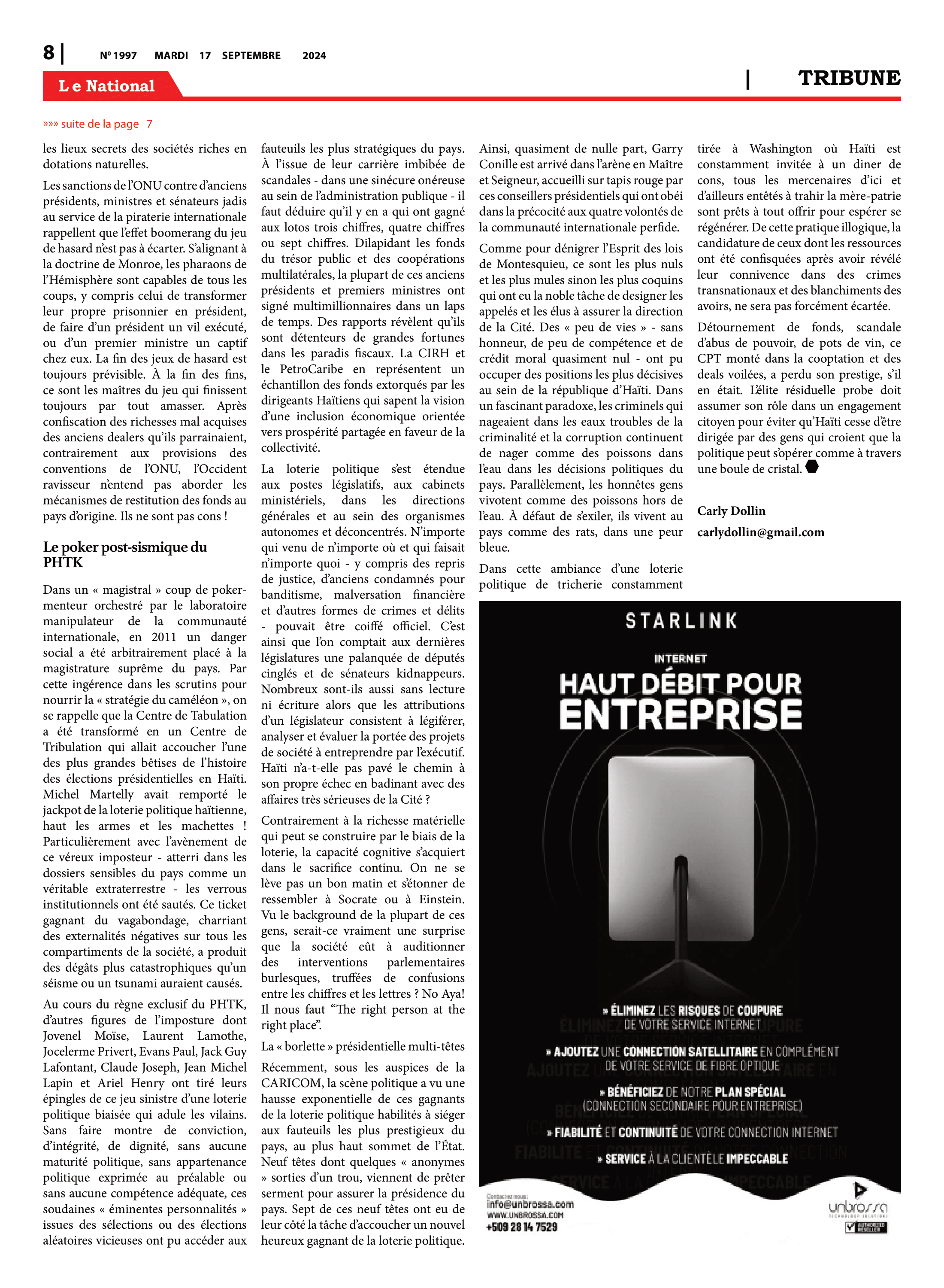Page 8 de l'édition 1997