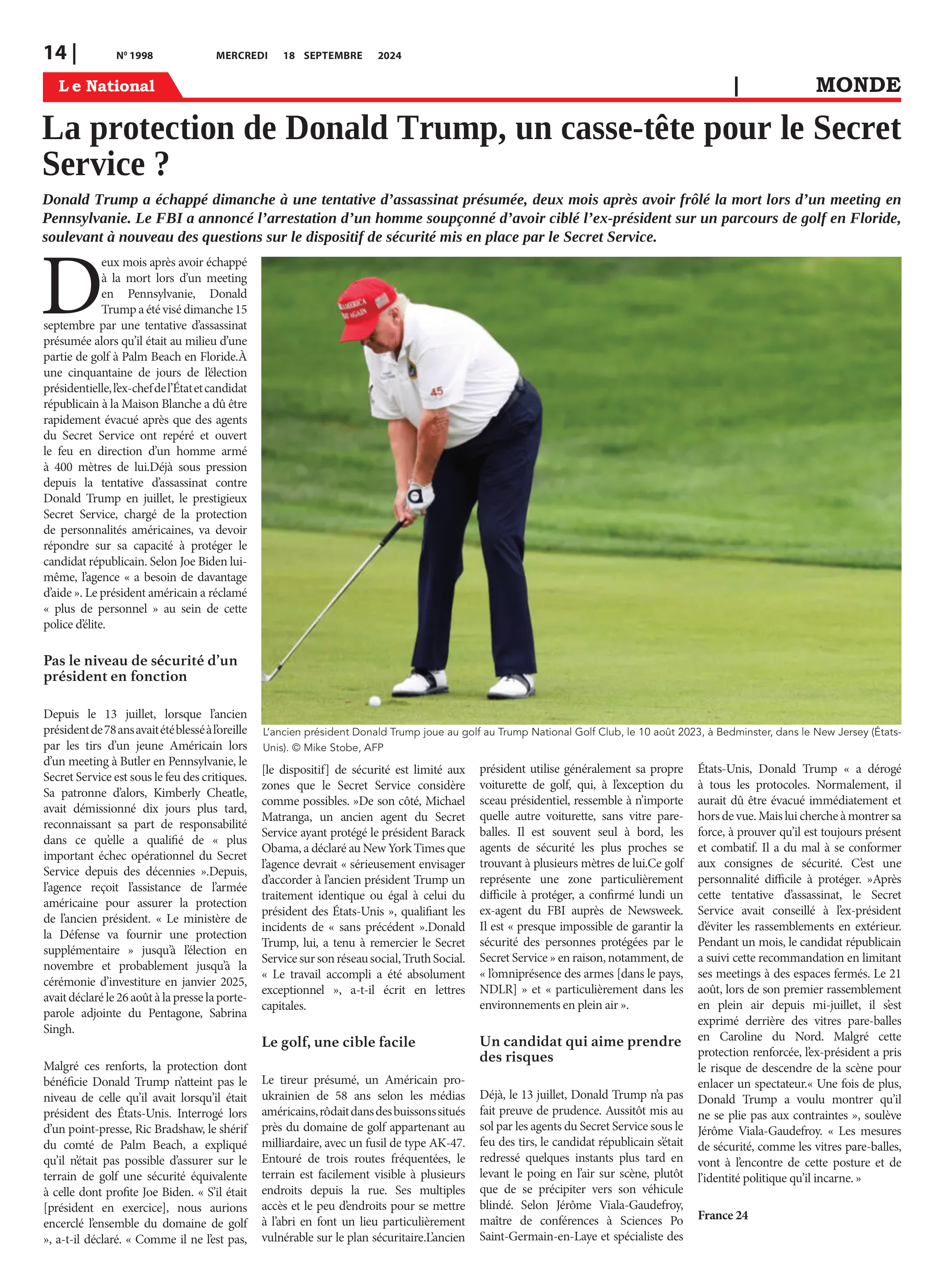 Page 14 de l'édition 1998