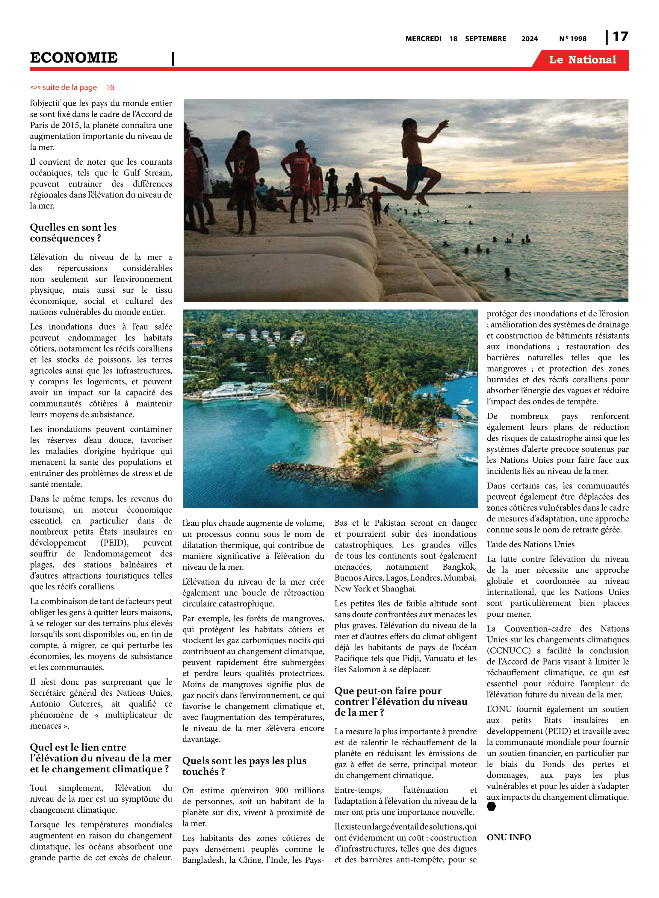Page 17 de l'édition 1998