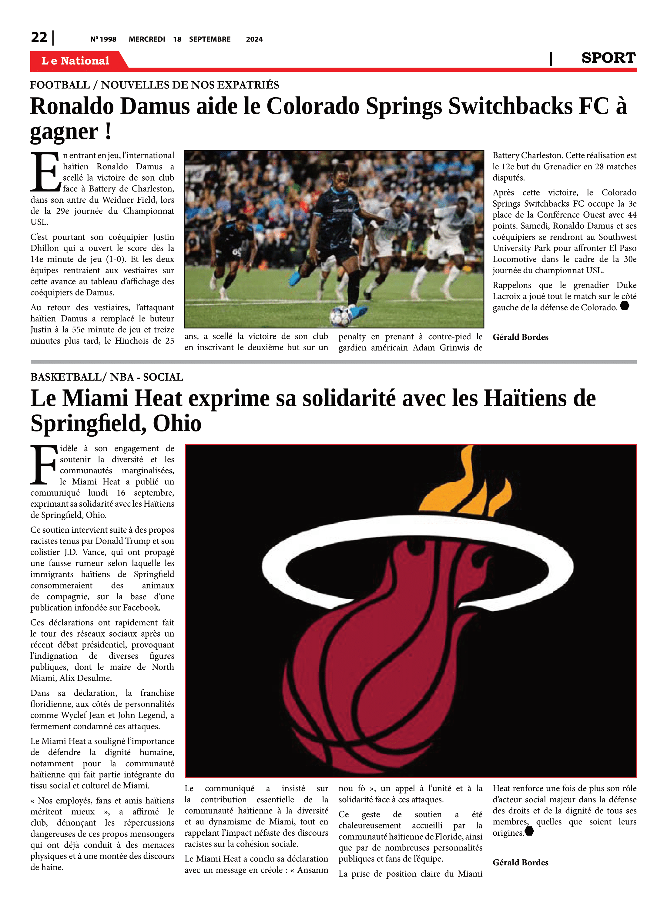 Page 22 de l'édition 1998