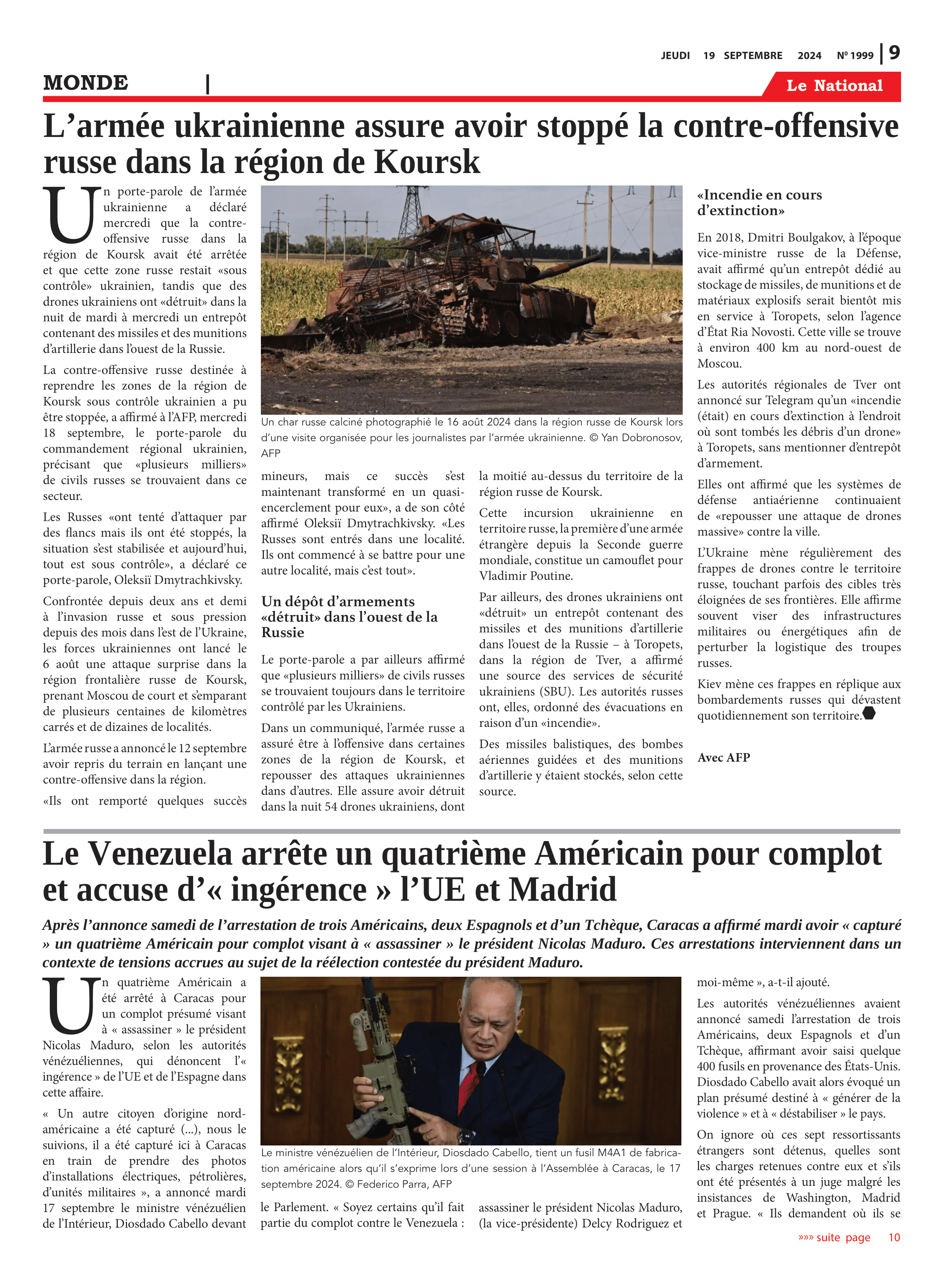 Page 9 de l'édition 1999