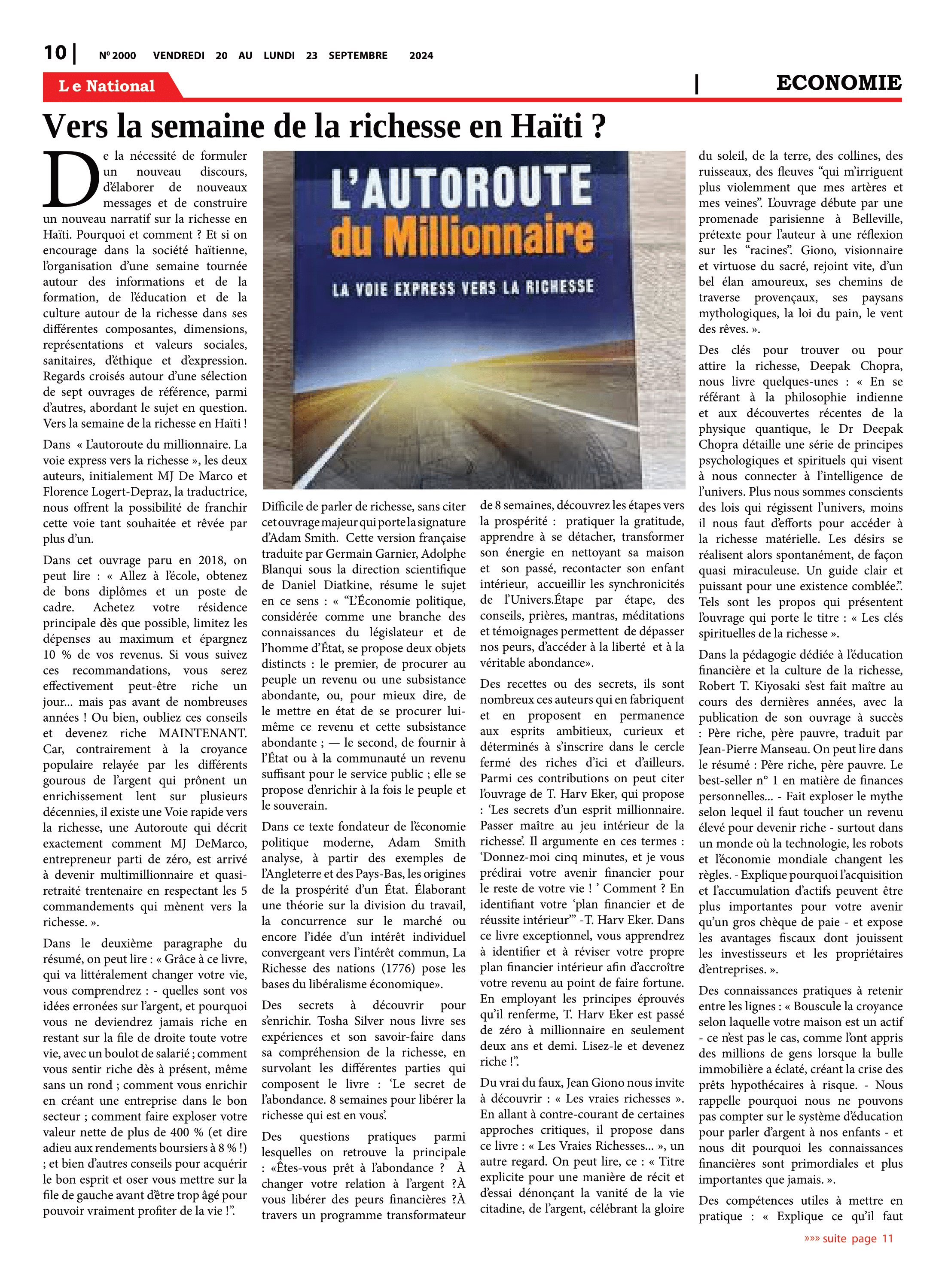 Page 10 de l'édition 2000