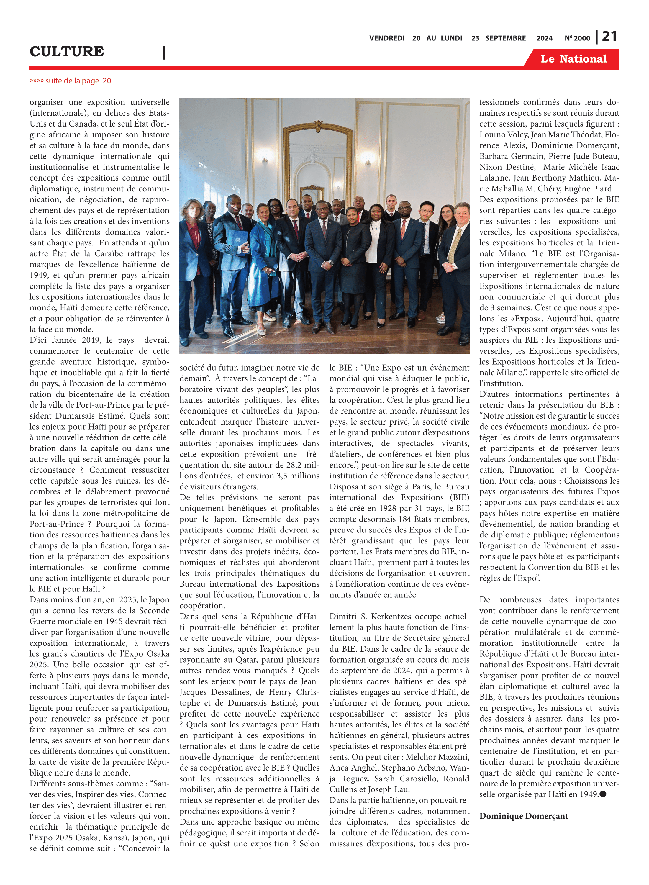 Page 20 de l'édition 2000