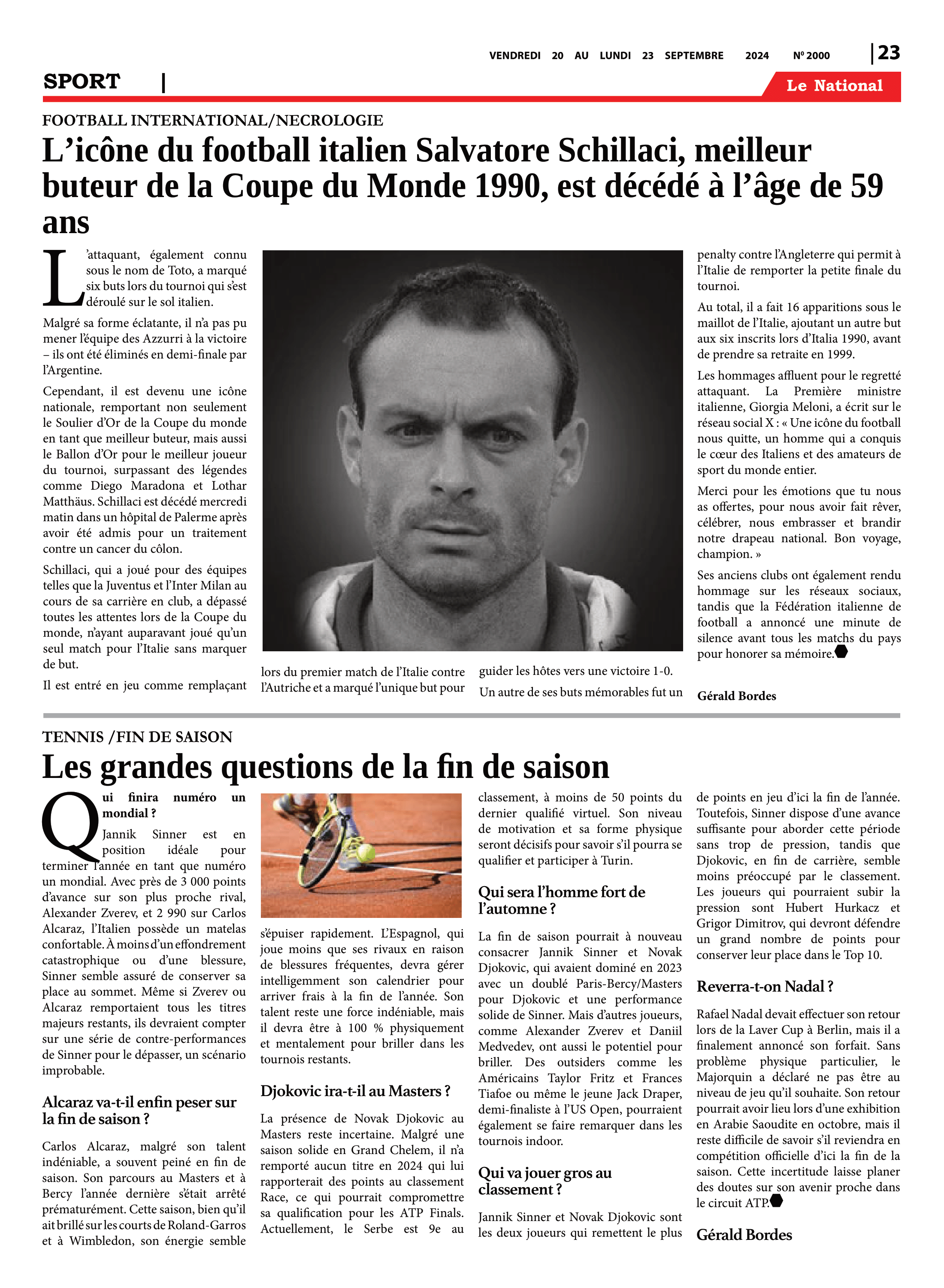 Page 22 de l'édition 2000