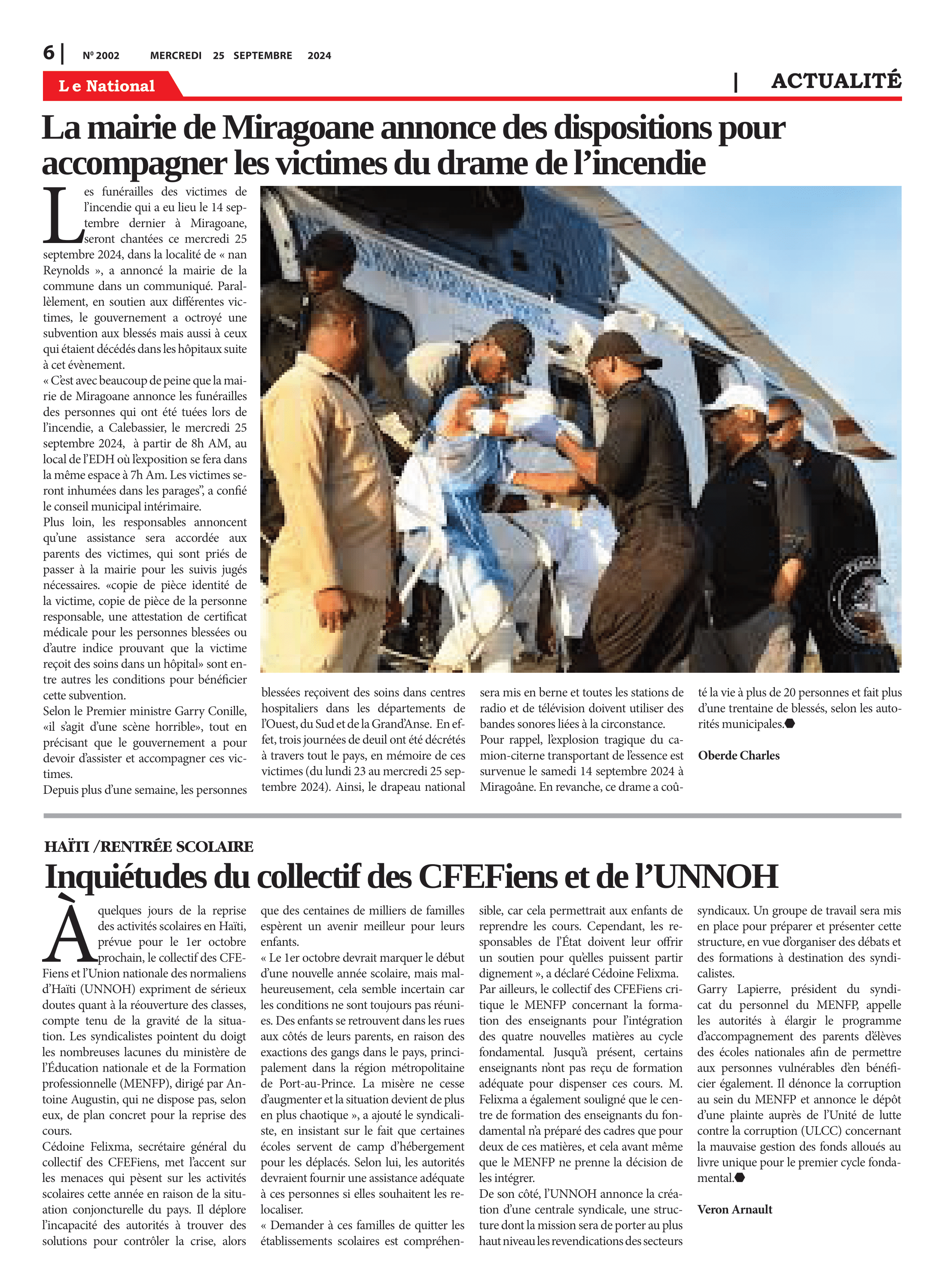 Page 6 de l'édition 2002